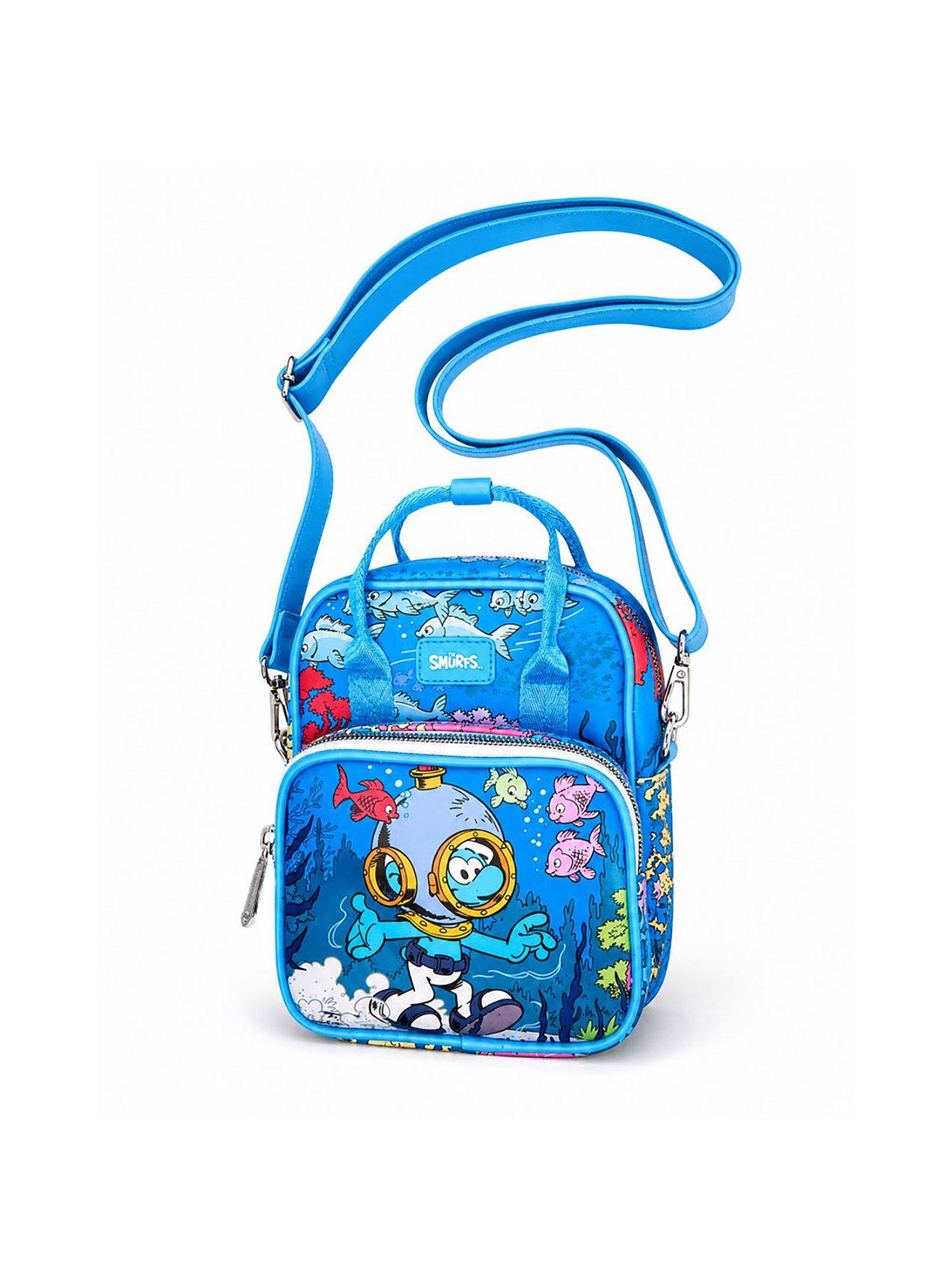 The Smurfs Diver Smurf Under Water Scene Crossbody Bag, , alternate - view 4