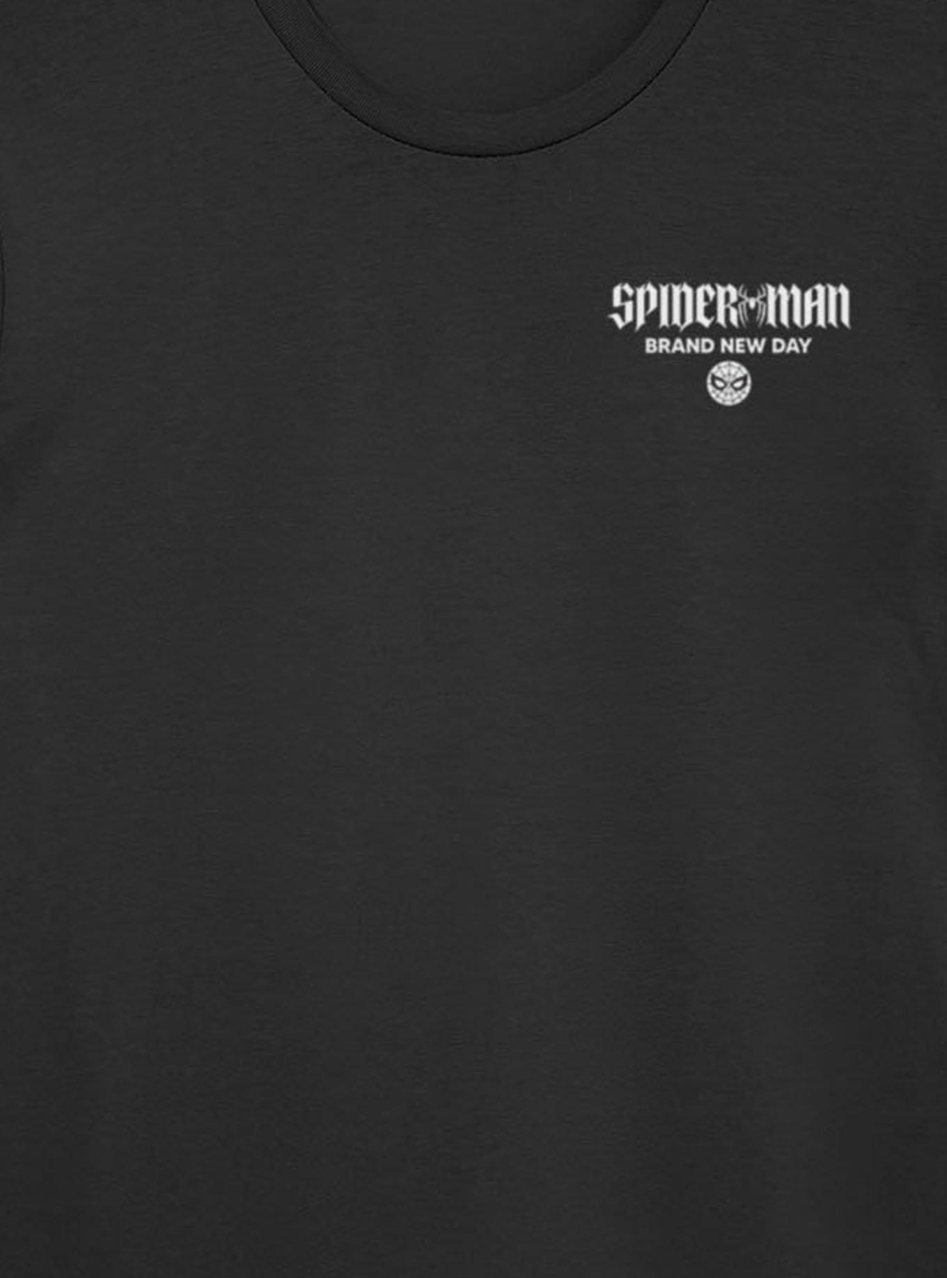 Marvel Spider-Man Brand New Day New York Great Power Comes Great Responsibility T-Shirt, BLACK, alternate - view 3