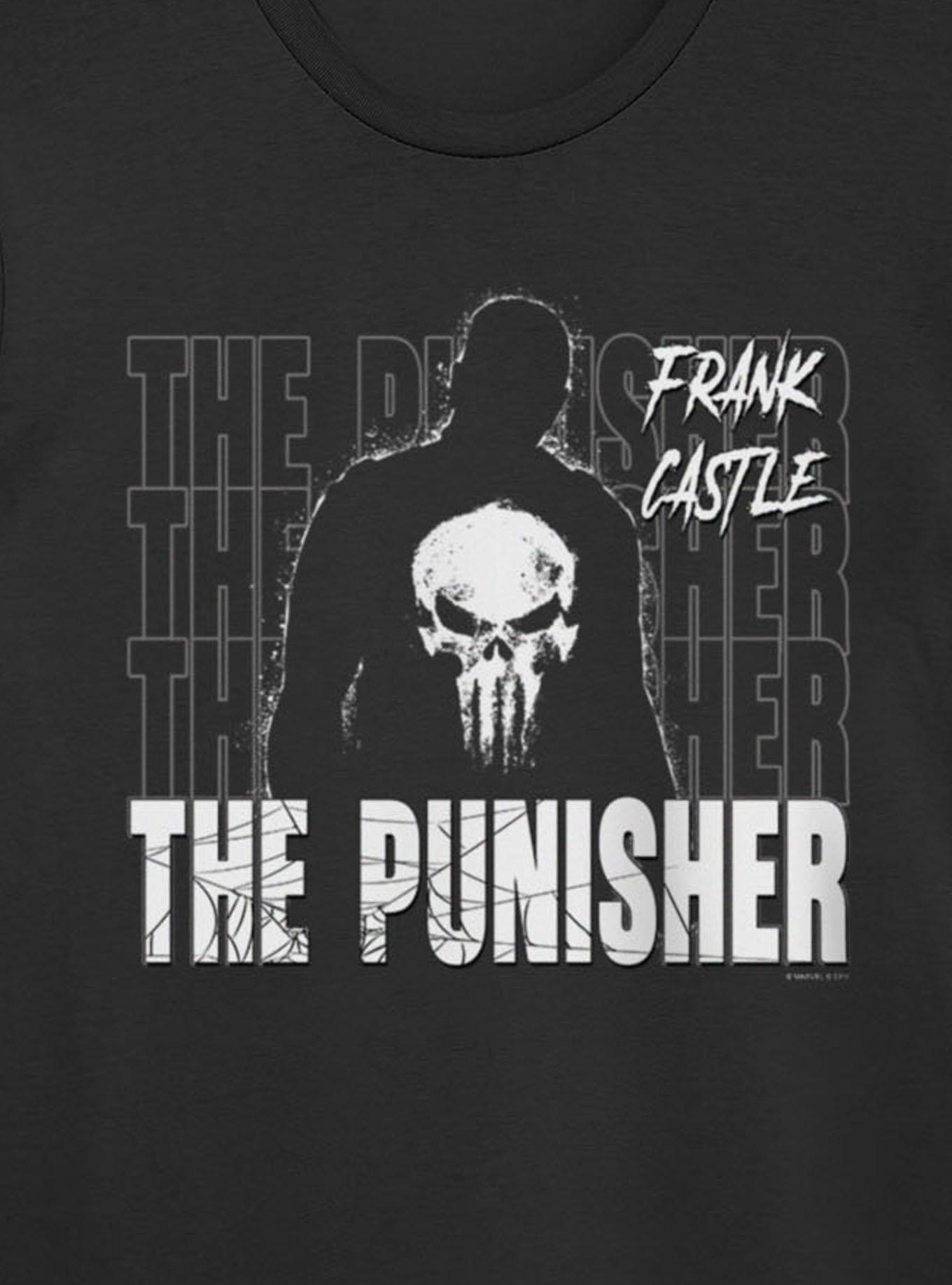 Marvel Spider-Man Brand New Day Frank Castle The Punisher T-Shirt, BLACK, alternate - view 2