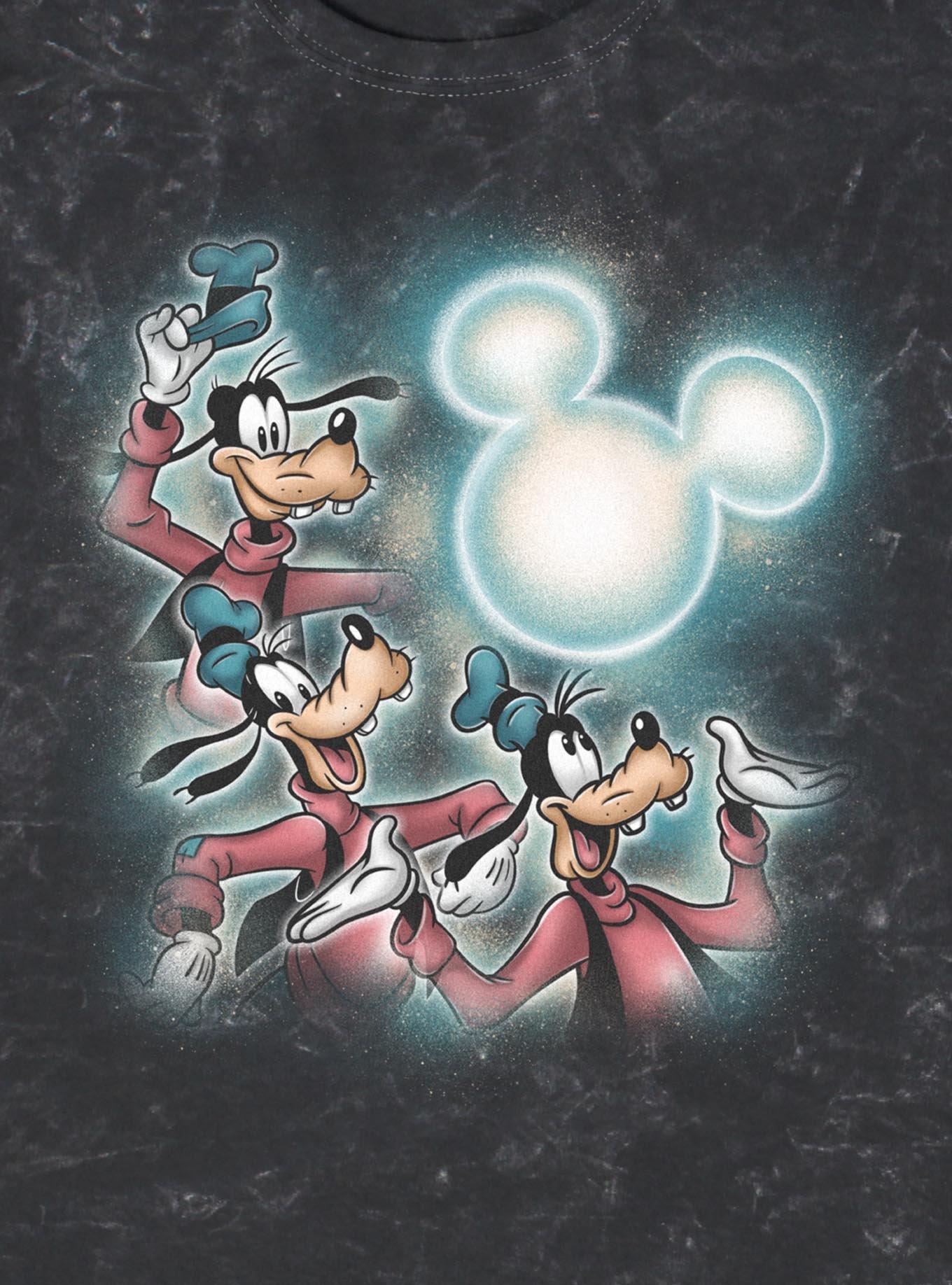 Disney Goofy Mickey Moon Mineral Wash T-Shirt BoxLunch Exclusive