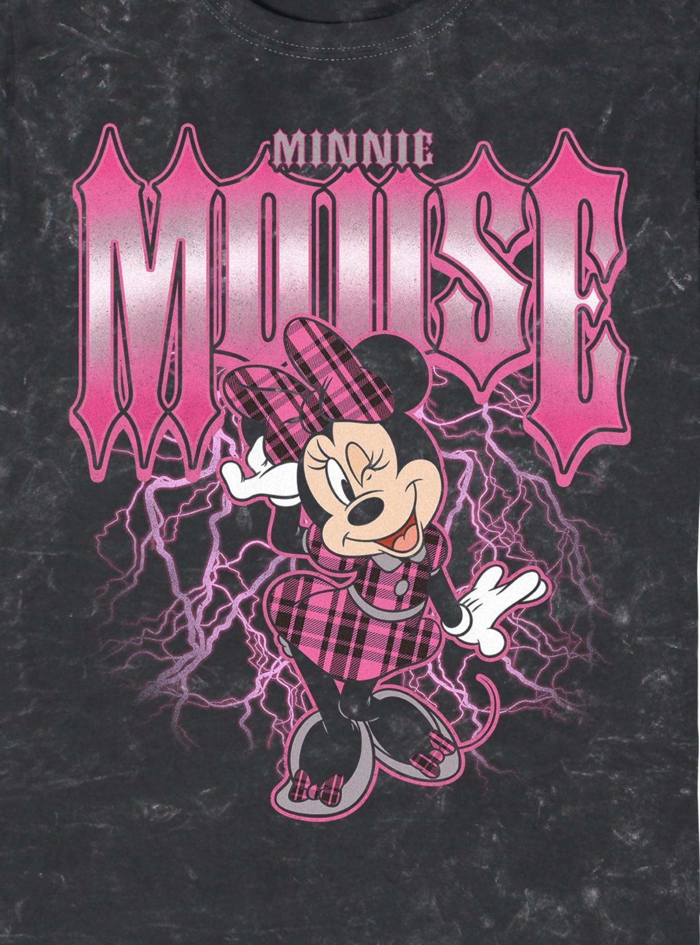 Disney Minnie Mouse Lightning Mineral Wash T-Shirt BoxLunch Exclusive