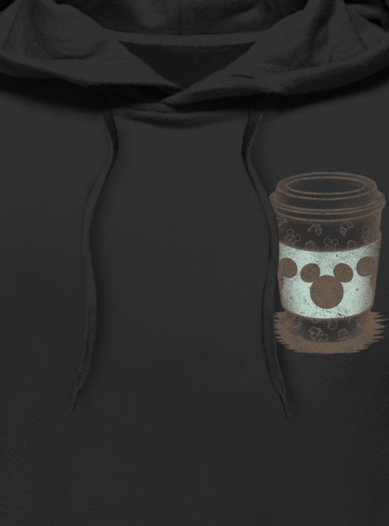 Disney Mickey Mouse Coffee Shop Hoodie BoxLunch Exclusive, BLACK, alternate - view 3