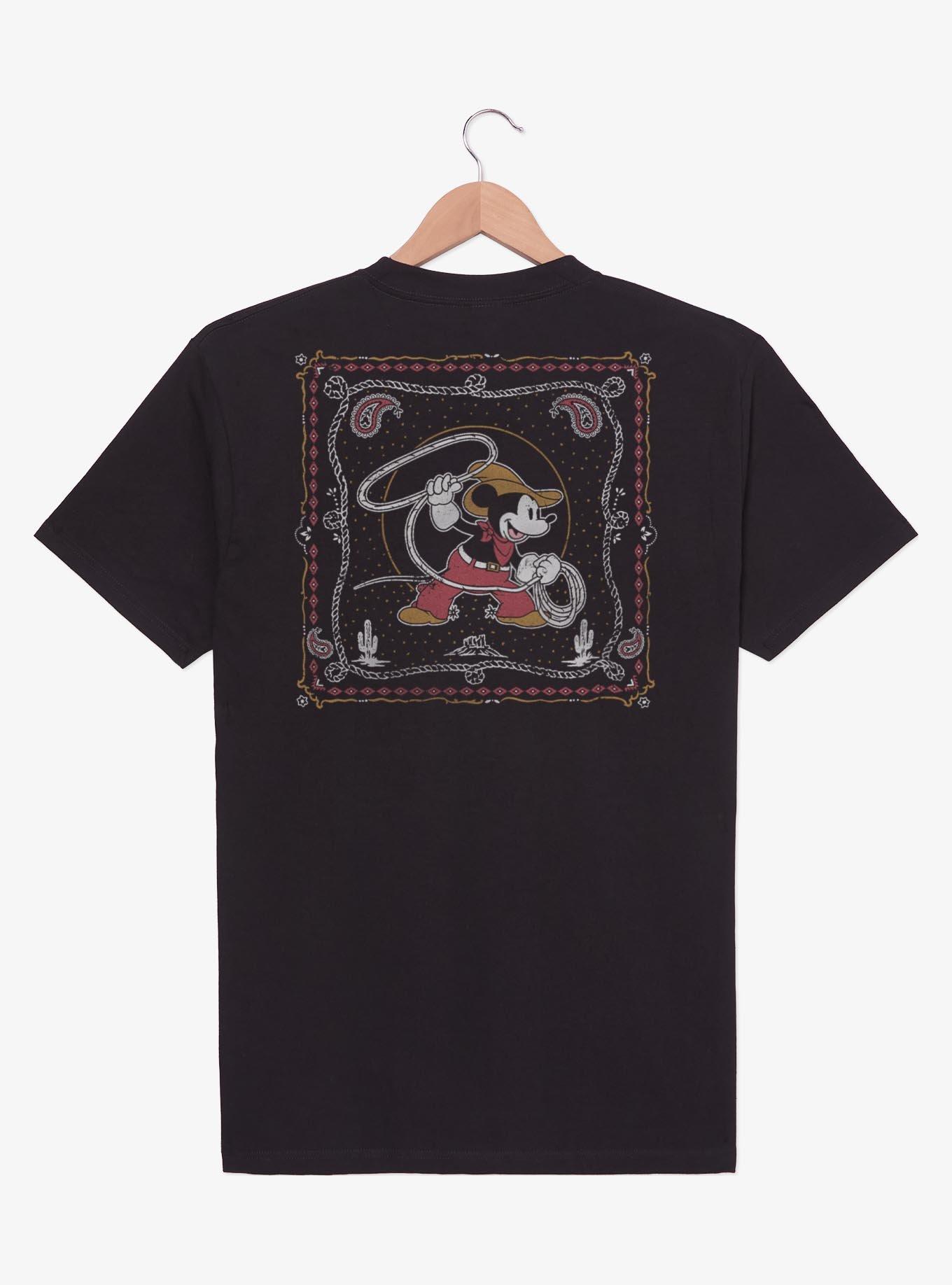 Disney Mickey Mouse Western Cowboy Lasso Rope T-Shirt BoxLunch Exclusive, , hi-res