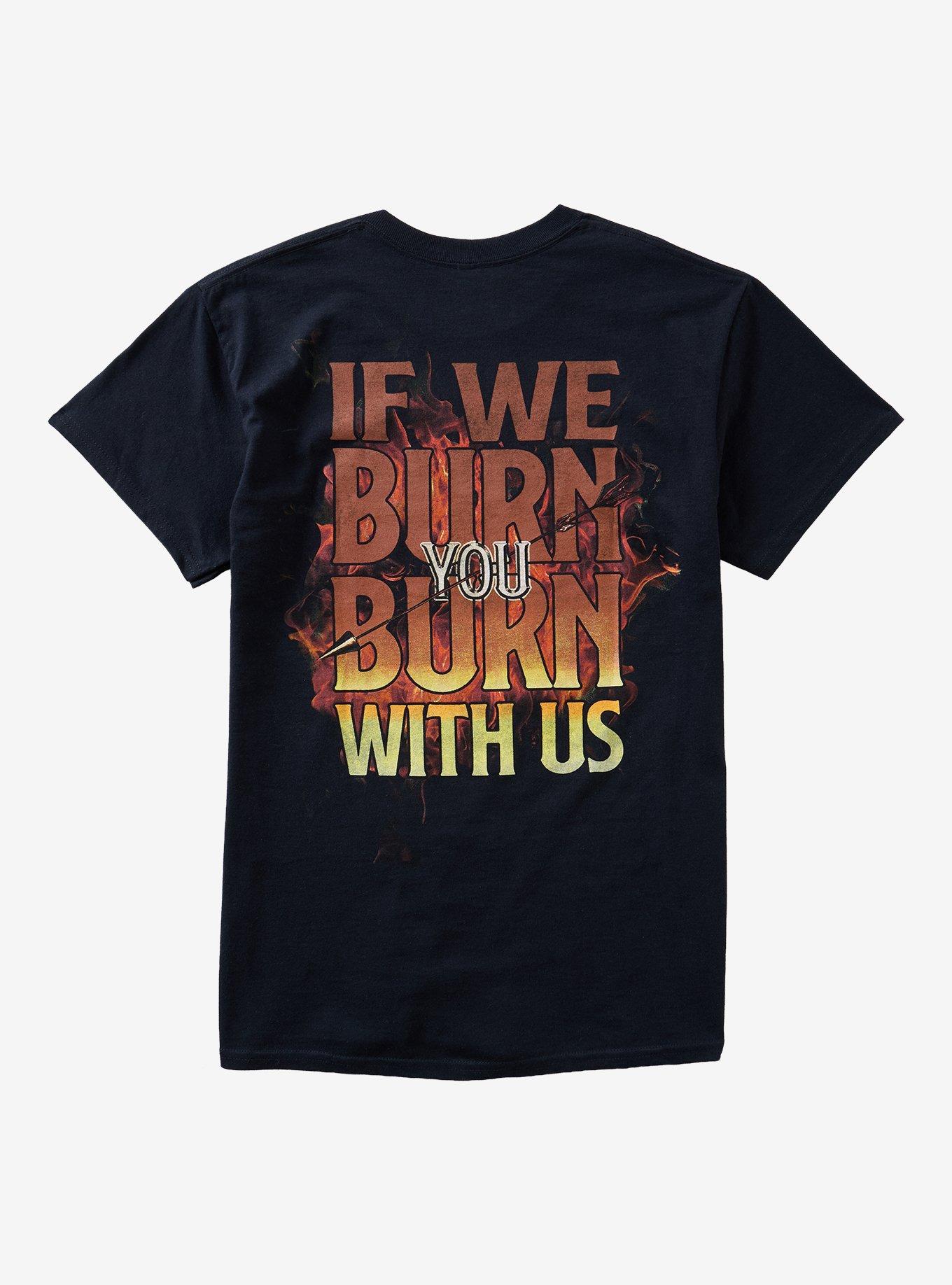 The Hunger Games: Sunrise On The Reaping Mockingjay T-Shirt, BLACK, alternate - view 2