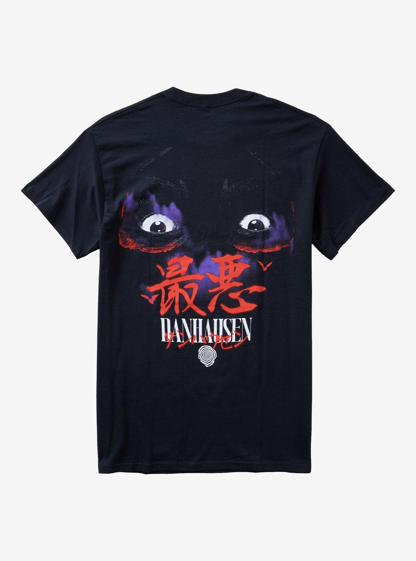 WWE Danhausen Horror T-Shirt By Rucking Fotten, BLACK, alternate - view 2