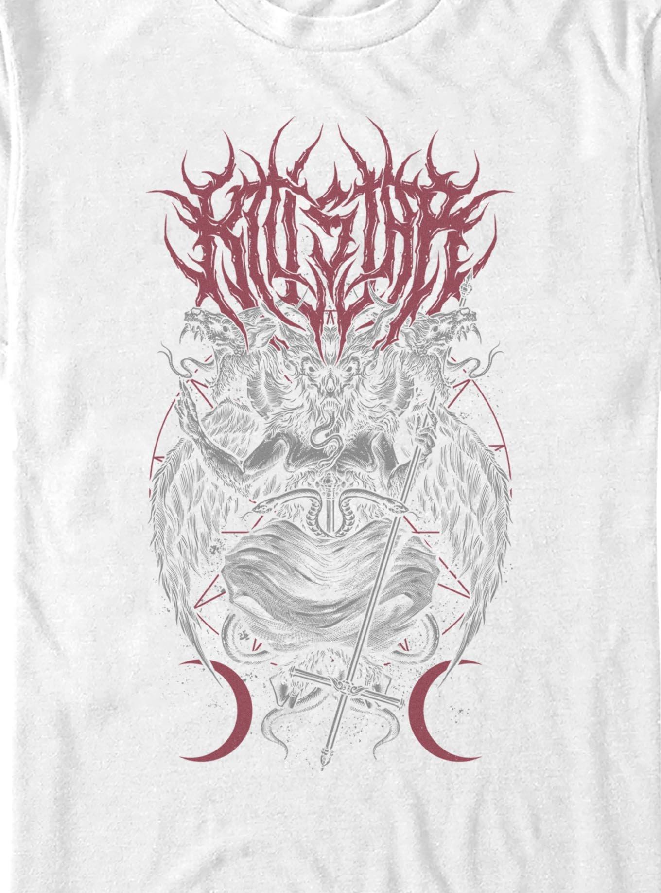 Killstar Baphomet T-Shirt, WHITE, alternate - view 2