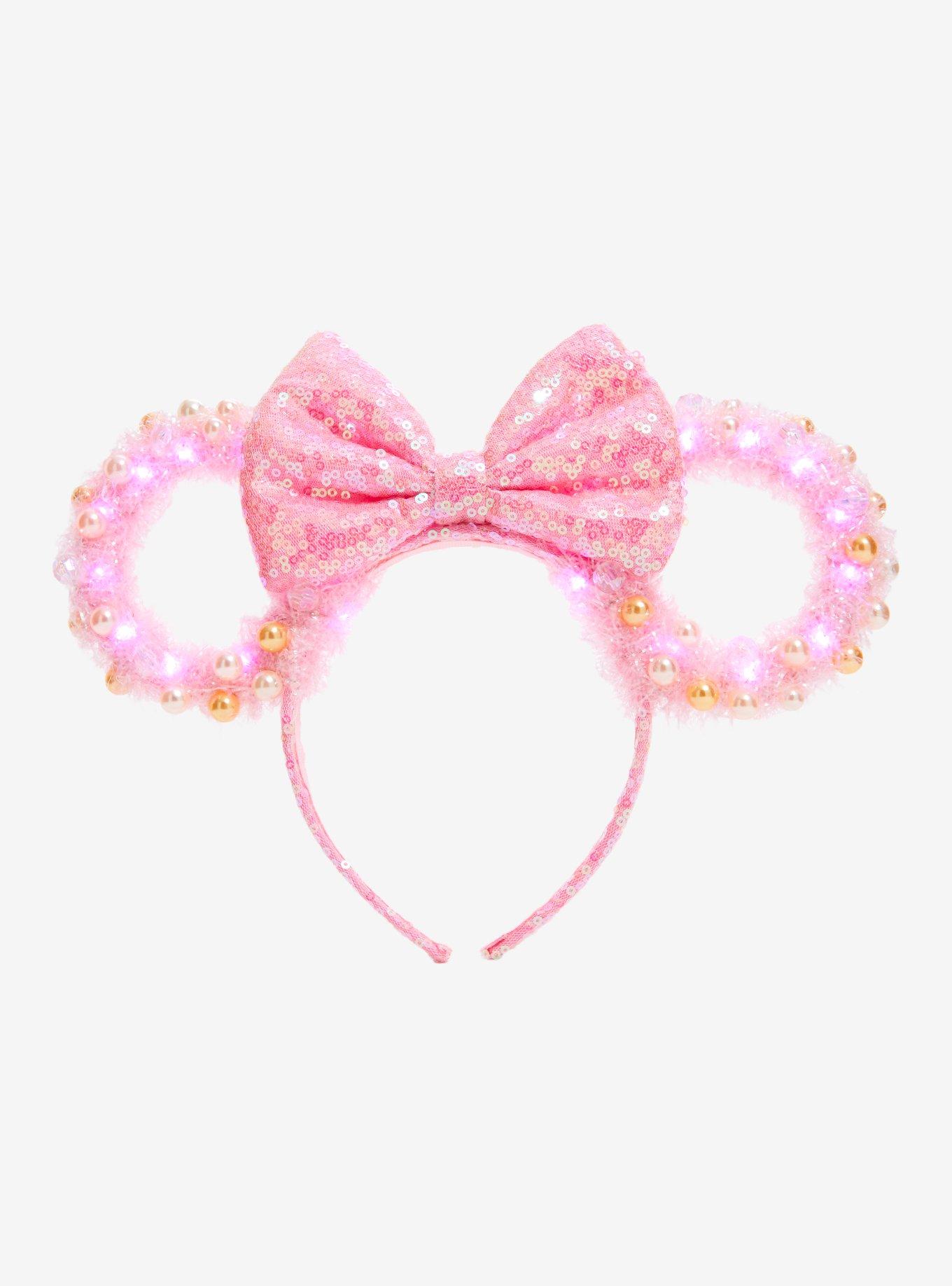 Disney Minnie Mouse Tinsel Light-Up Ears Headband - BoxLunch Exclusive, , alternate - view 2