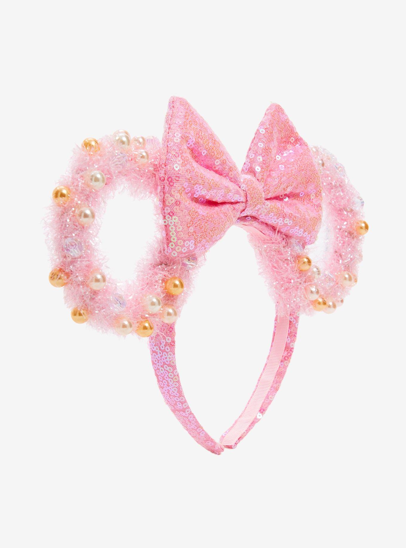 Disney Minnie Mouse Tinsel Light-Up Ears Headband - BoxLunch Exclusive, , alternate - view 3