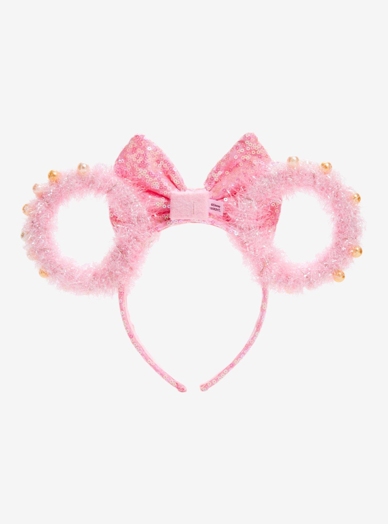 Disney Minnie Mouse Tinsel Light-Up Ears Headband - BoxLunch Exclusive, , alternate - view 4