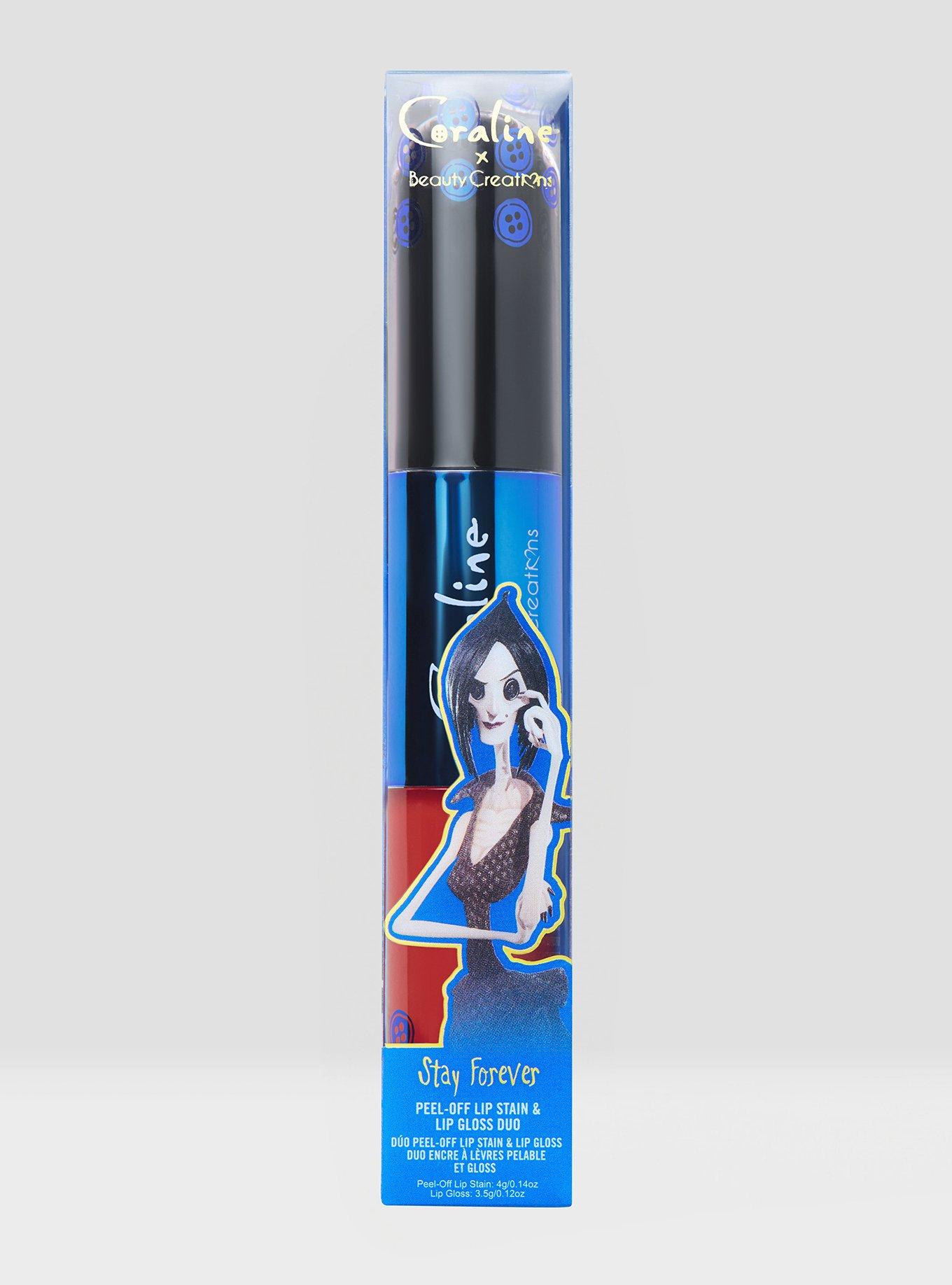 Beauty Creations x Coraline Stay Forever Other Mother Peel-Off Lip Stain and Lip Gloss Duo, , alternate - view 3