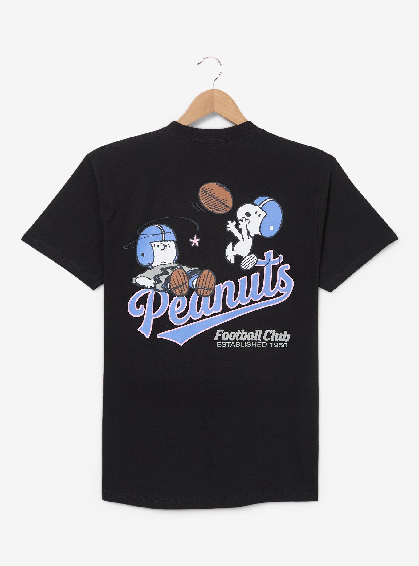 Peanuts Snoopy Football Club T-Shirt - BoxLunch Exclusive, BLUE, alternate - view 2