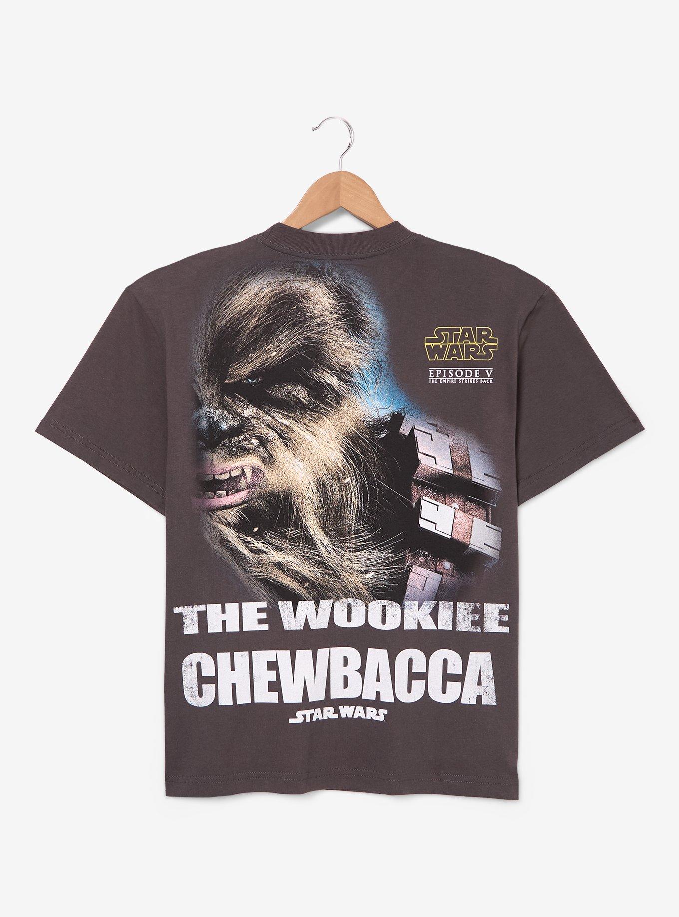 Star Wars Chewbacca Portrait Boxy T-Shirt - BoxLunch Exclusive, SLATE, alternate - view 2
