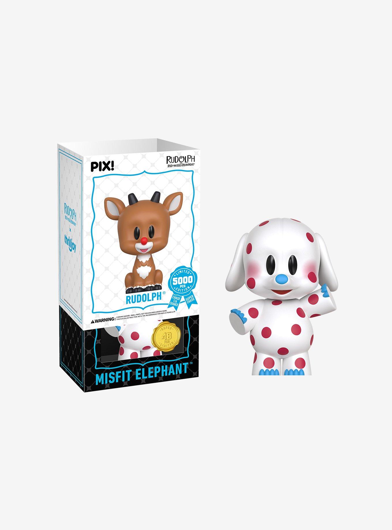 Thrilljoy Rudolph the Red-Nosed Reindeer Pix! Rudolph Vinyl Figure, , alternate - view 4