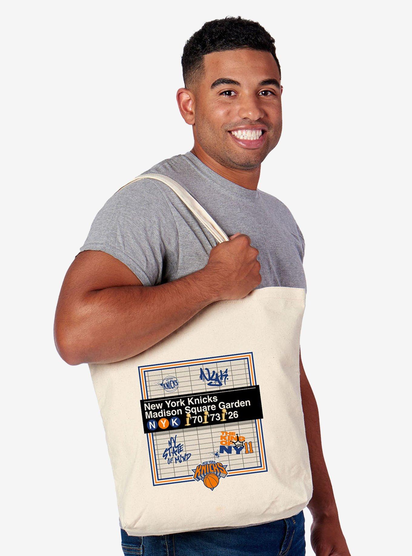 NBA New York Knicks Subway Stop Canvas Tote Bag, , alternate - view 3