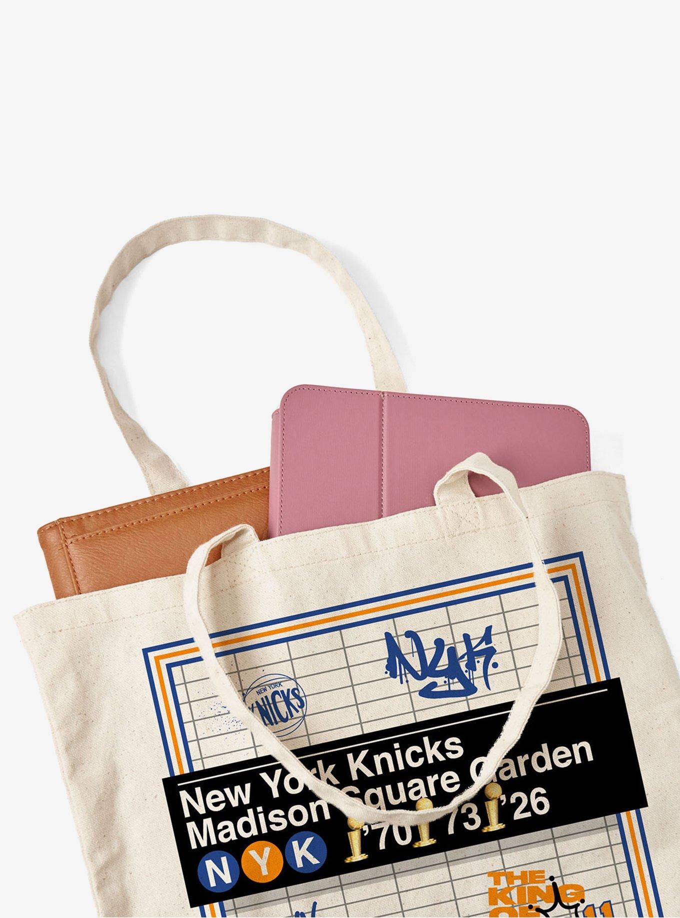 NBA New York Knicks Subway Stop Canvas Tote Bag, , alternate - view 4