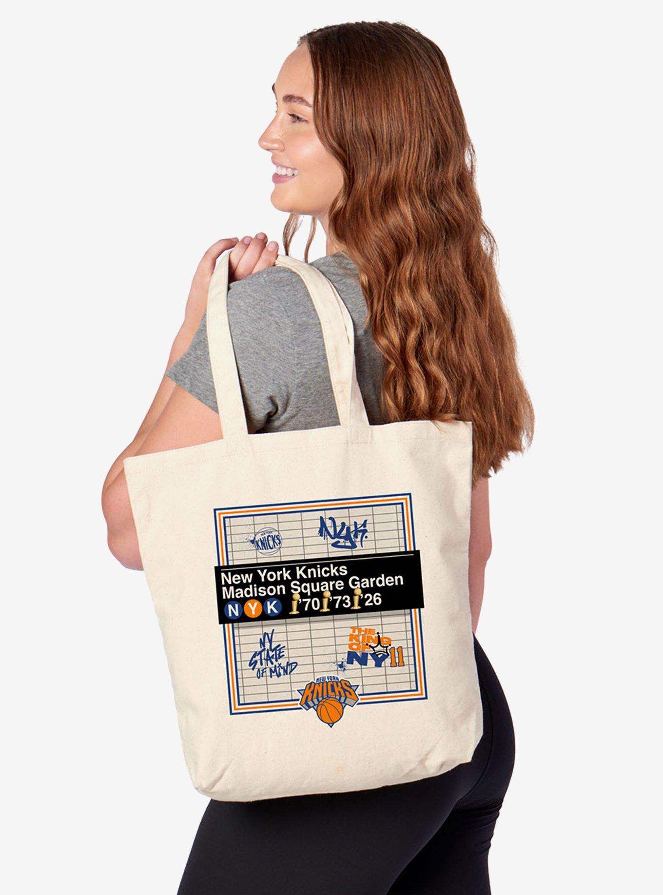 NBA New York Knicks Subway Stop Canvas Tote Bag, , alternate - view 5