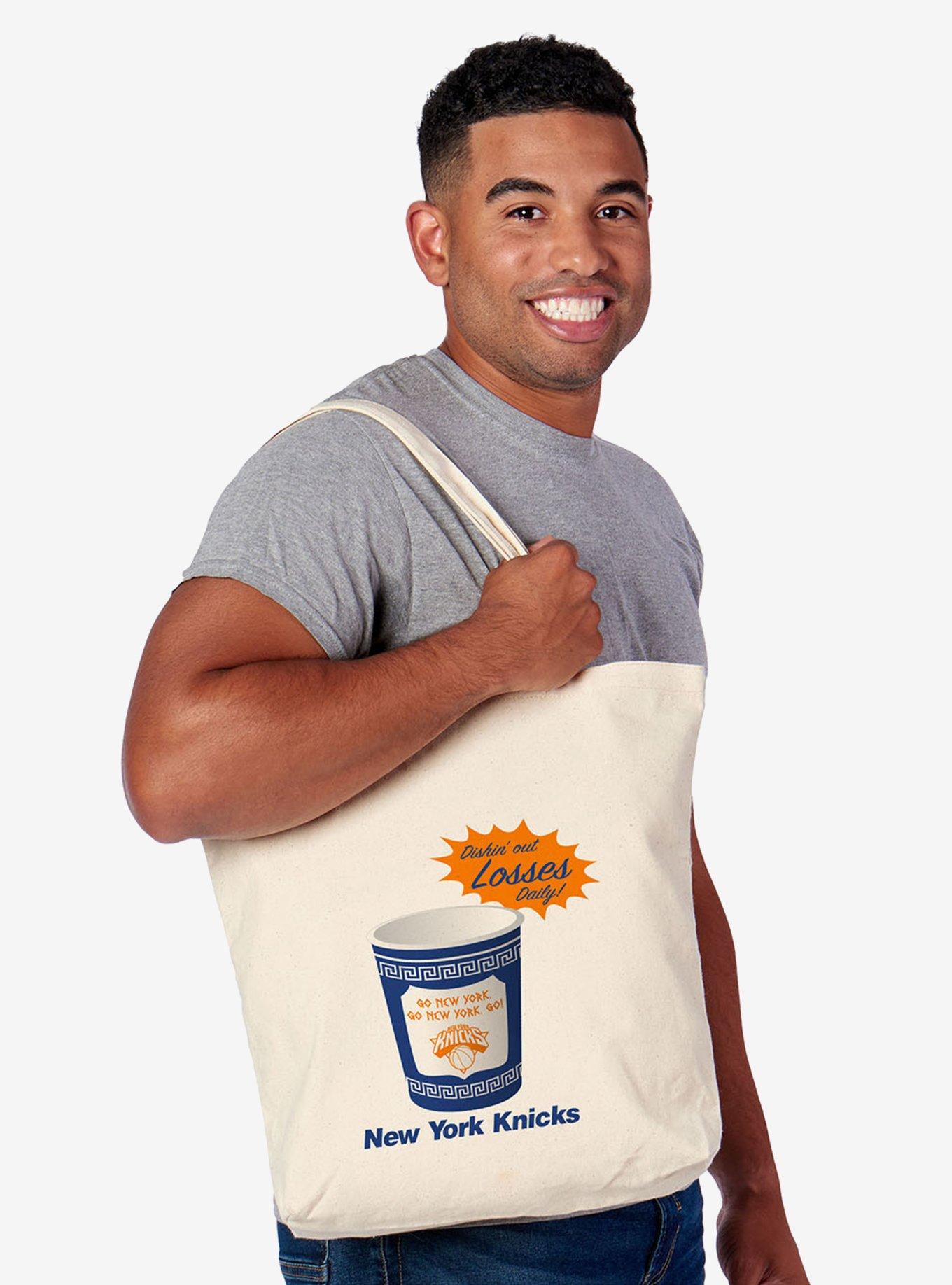 NBA New York Knicks Coffee Talk Canvas Tote Bag, , alternate - view 3