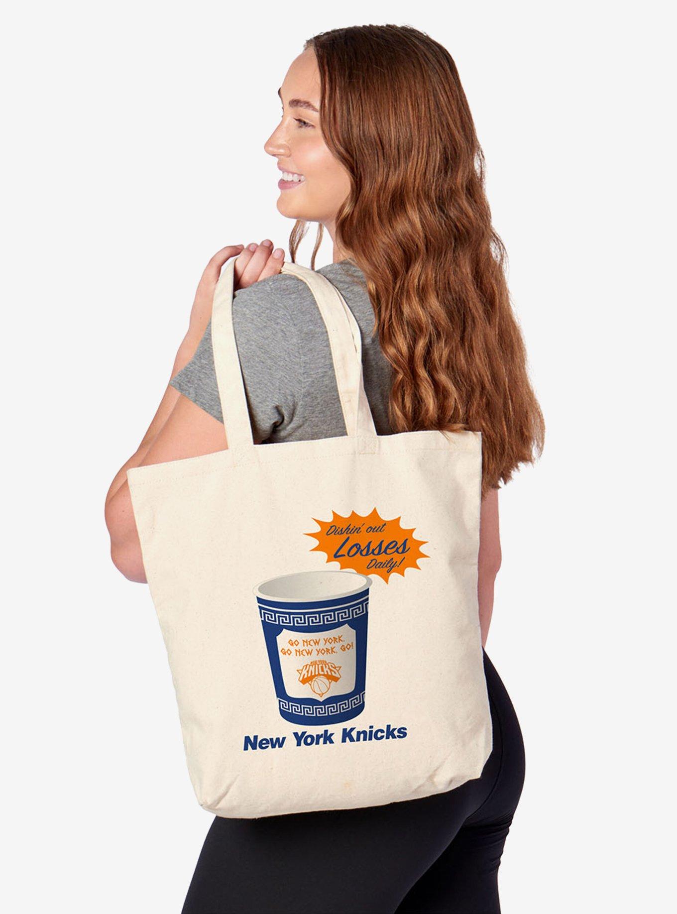 NBA New York Knicks Coffee Talk Canvas Tote Bag, , alternate - view 5