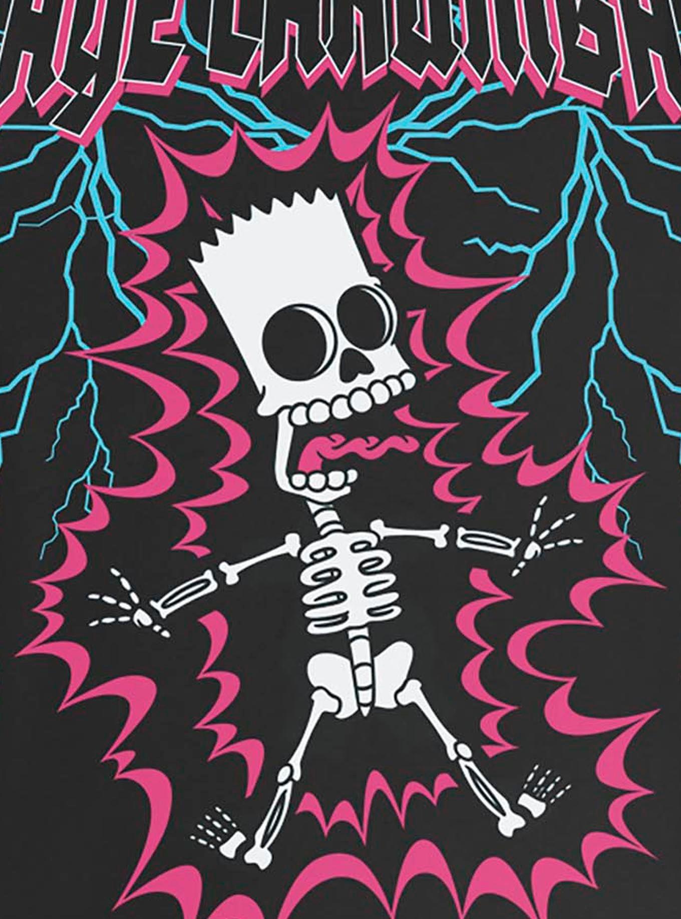 The Simpsons Bart Skateboard Zap T-Shirt, MULTI, alternate - view 4