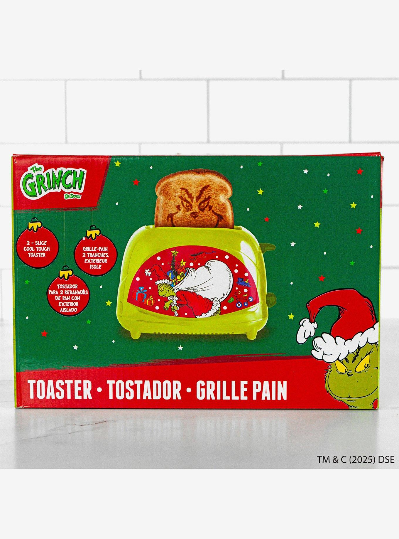 Dr. Seuss How The Grinch Stole Christmas! Grinch Two-Slice Toaster, , alternate - view 6