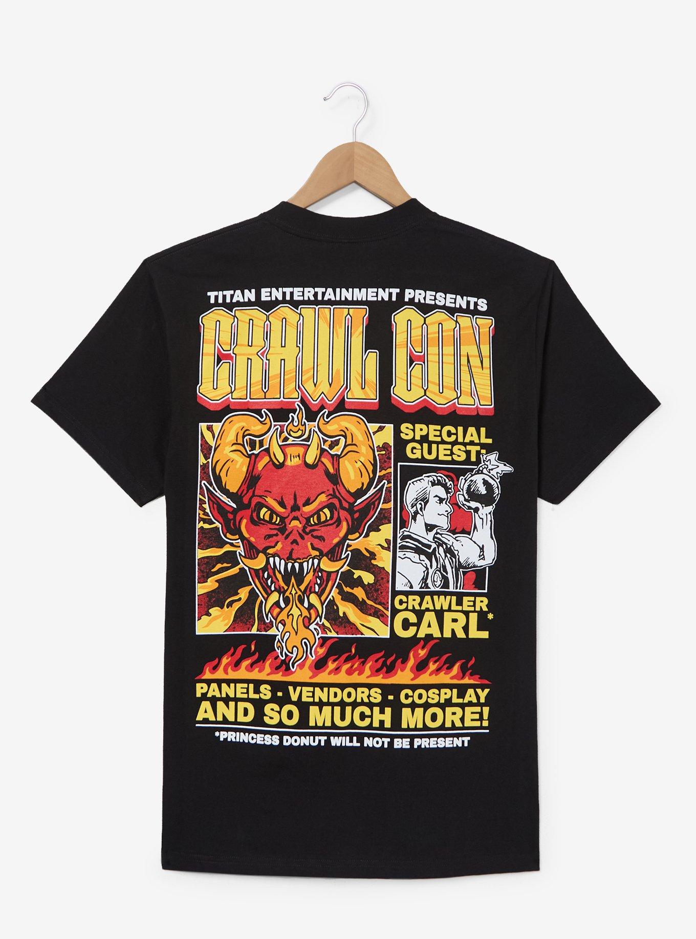 Dungeon Crawler Carl Crawl Con T-Shirt - BoxLunch Exclusive, BLACK, alternate - view 2