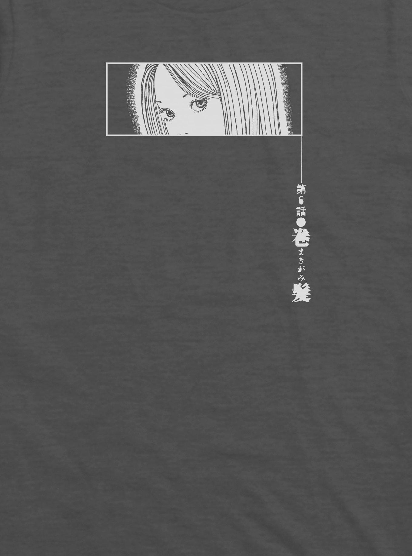 Uzuamki Kirie Eyes T-Shirt, DARK HEATHER, alternate - view 3