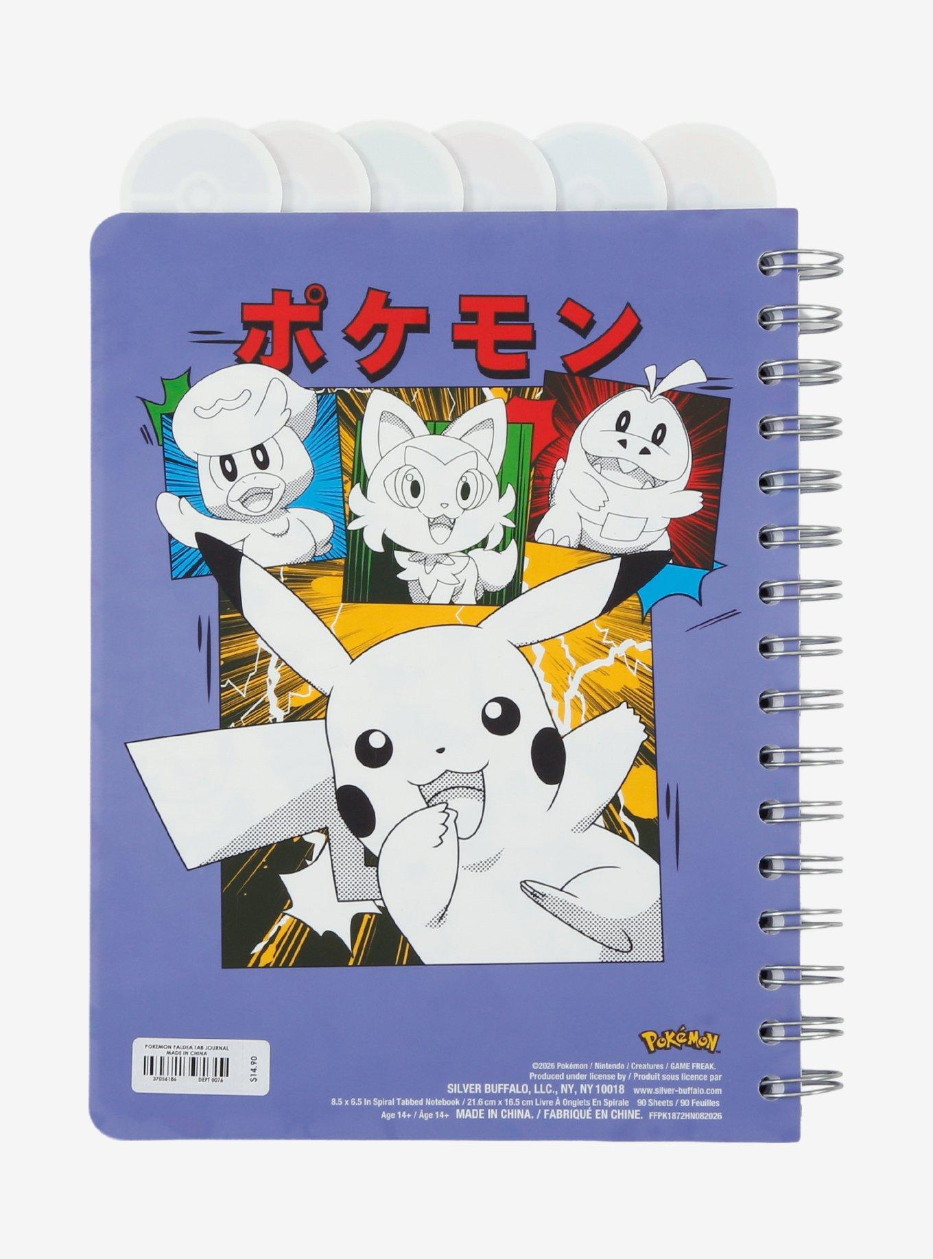 Pok&eacute;mon Paldea Starters Figural Tab Journal, , alternate - view 2