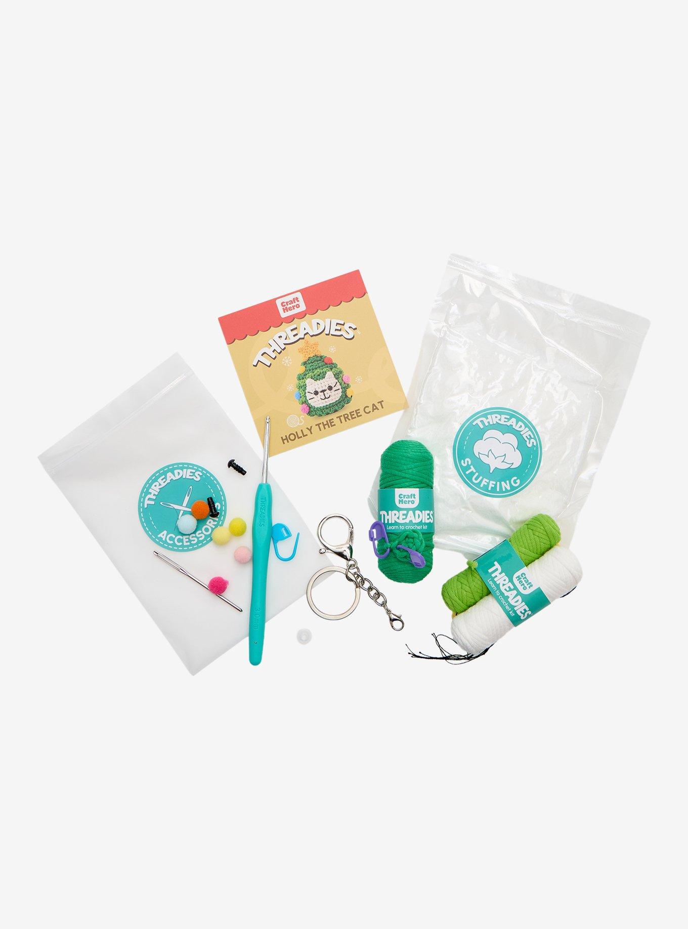 Craft Hero Threadies Holly The Tree Cat Crochet Kit, , alternate - view 2