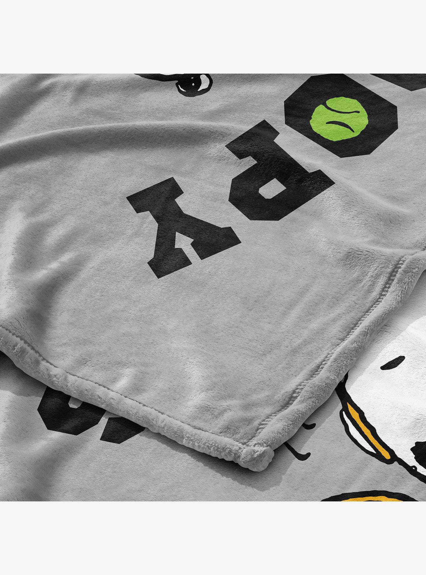 Peanuts Snoopy Tennis Silk Touch Throw Blanket, , alternate - view 4