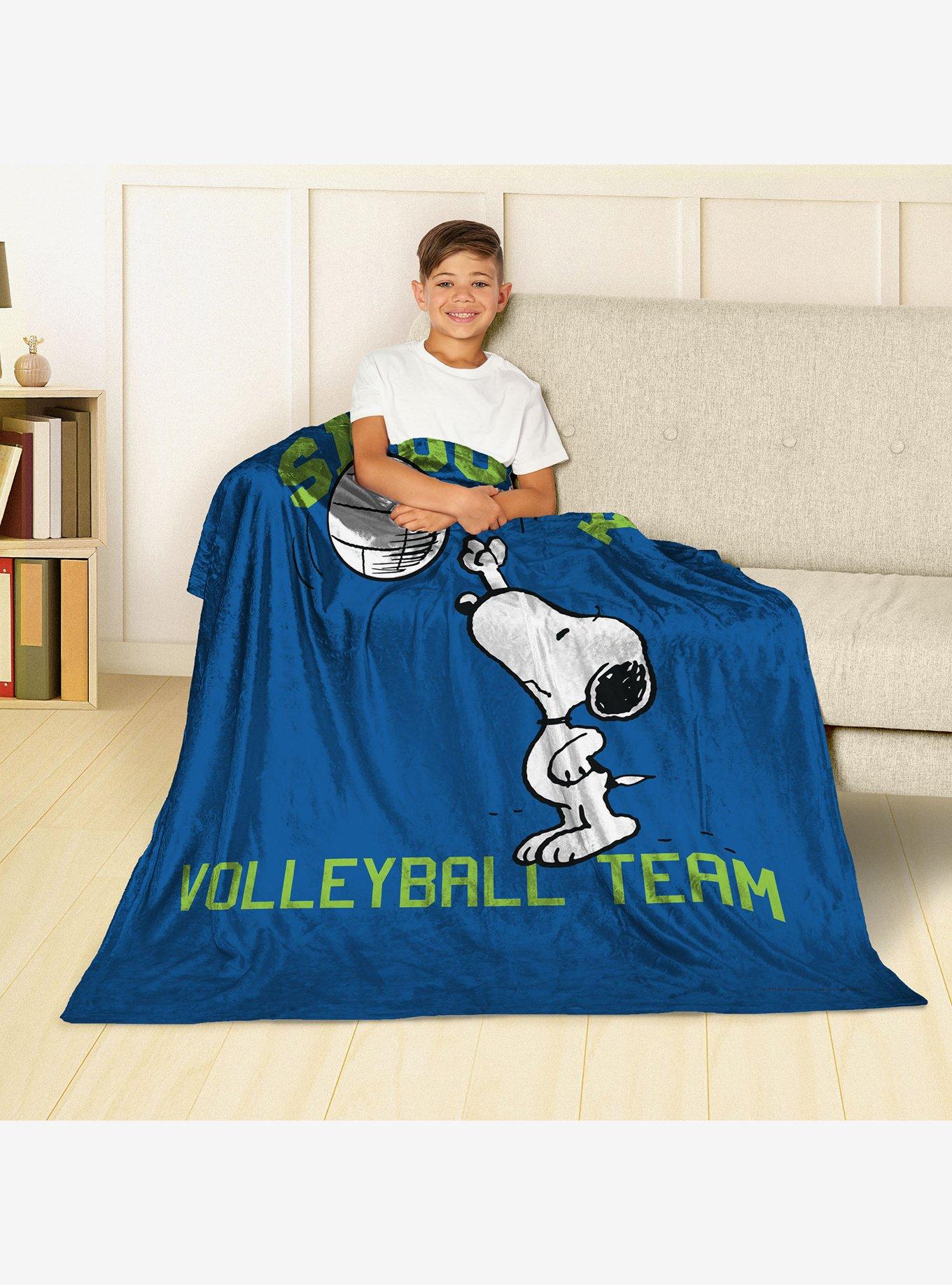 Peanuts Snoopy Volleyball Silk Touch Throw Blanket, , alternate - view 3