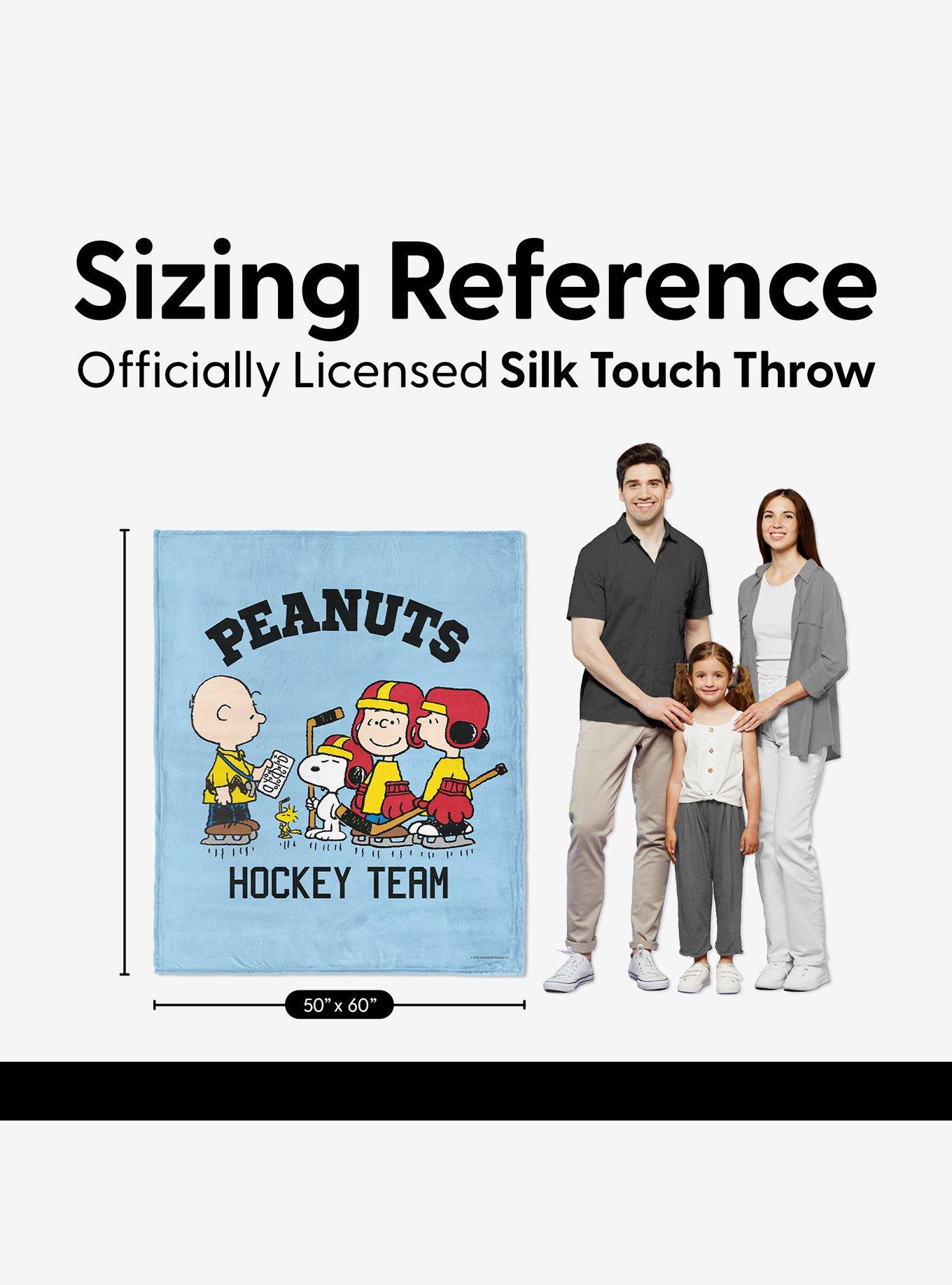 Peanuts Hockey Silk Touch Throw Blanket, , alternate - view 5