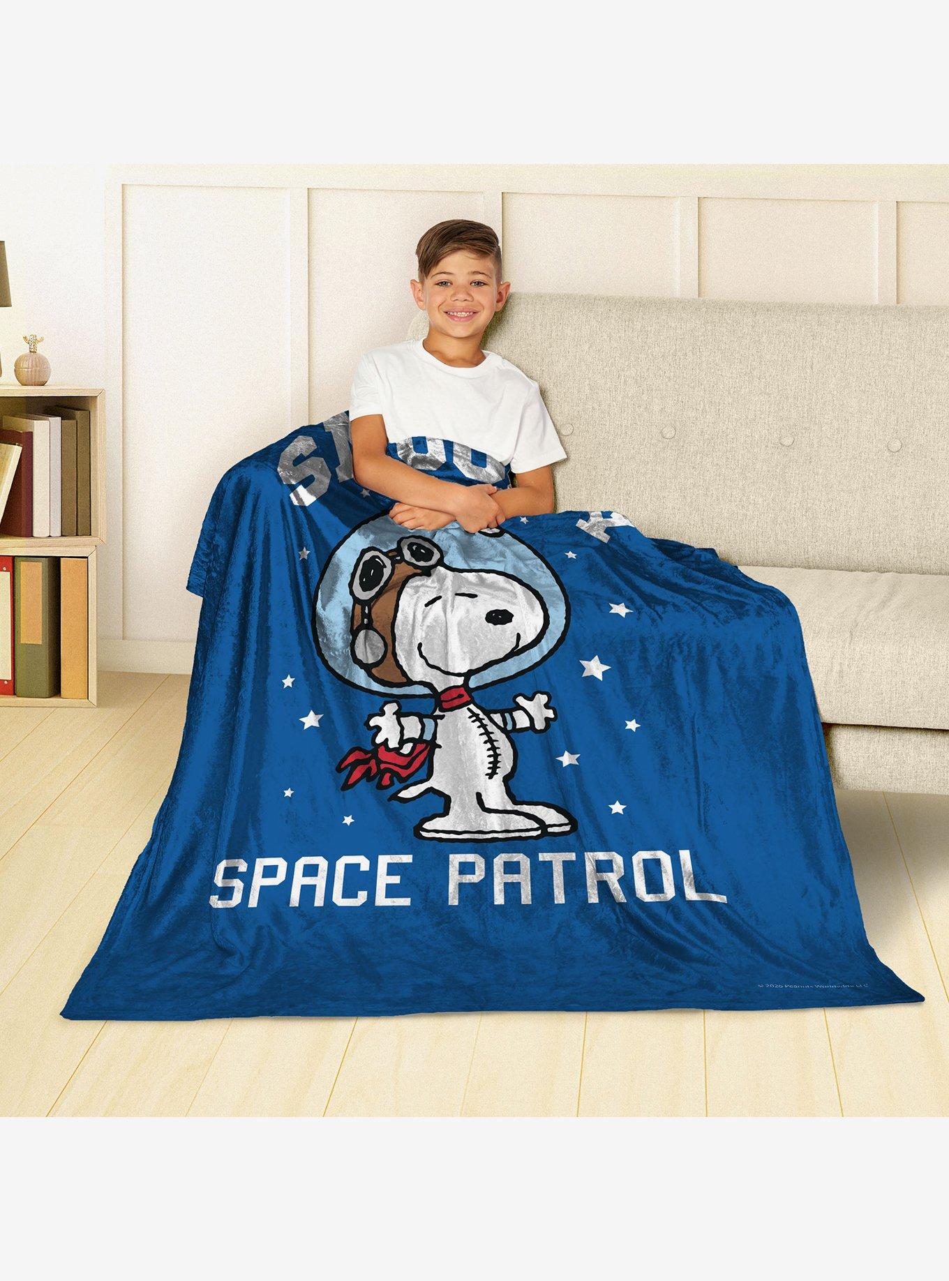 Peanuts Snoopy Astronaut Silk Touch Throw Blanket, , alternate - view 3
