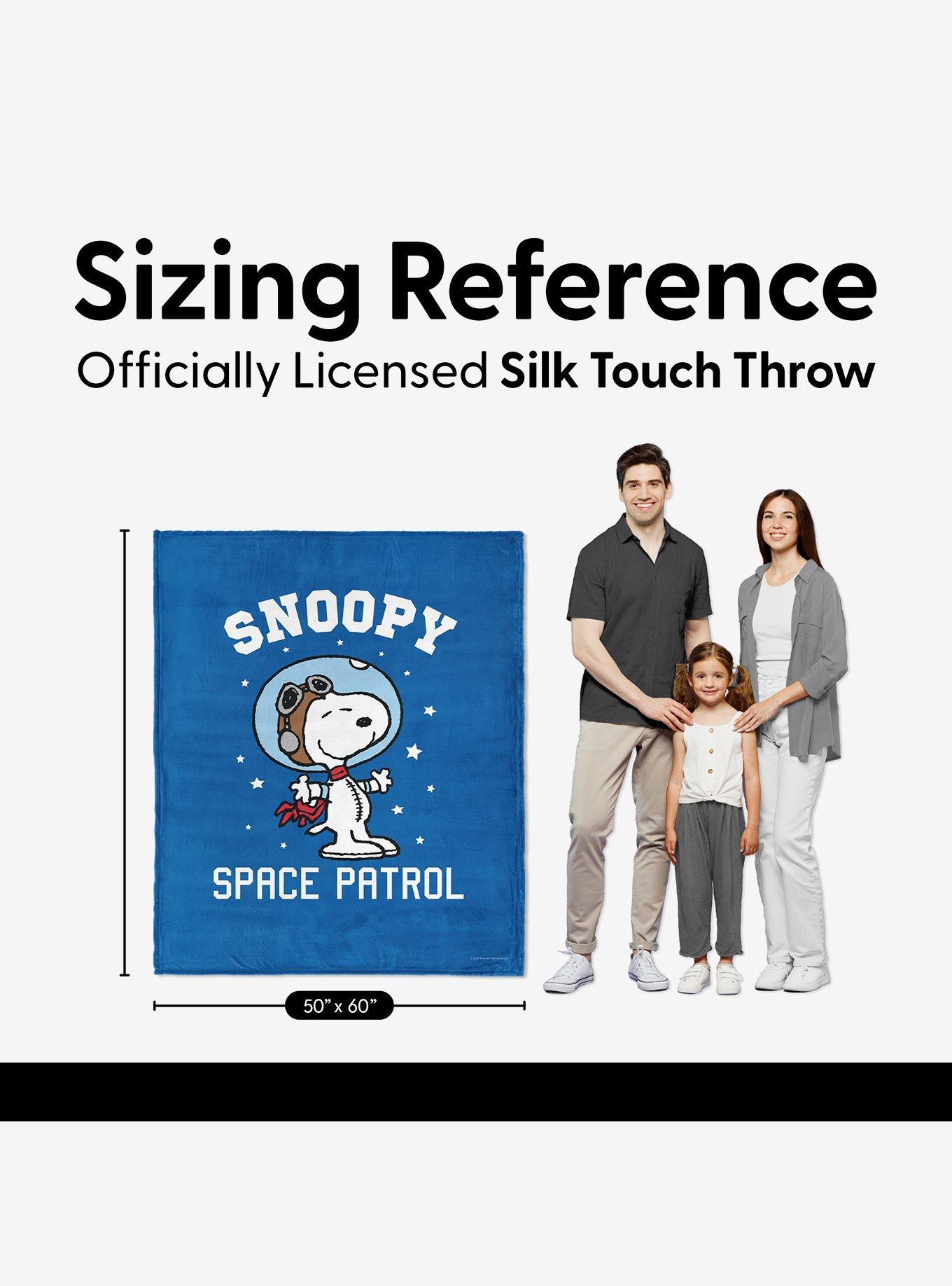 Peanuts Snoopy Astronaut Silk Touch Throw Blanket, , alternate - view 5