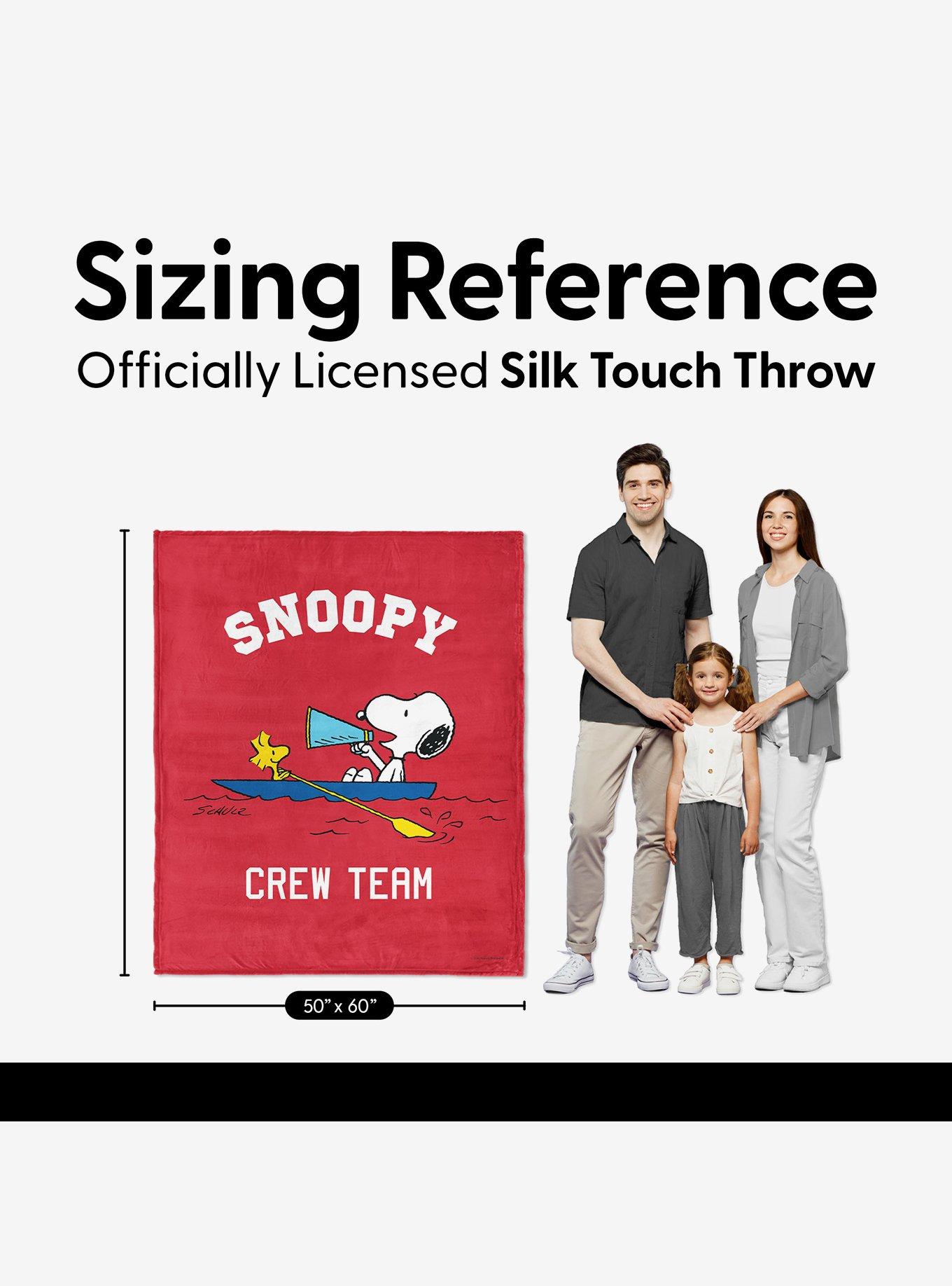 Peanuts Snoopy Crew Silk Touch Throw Blanket, , alternate - view 5