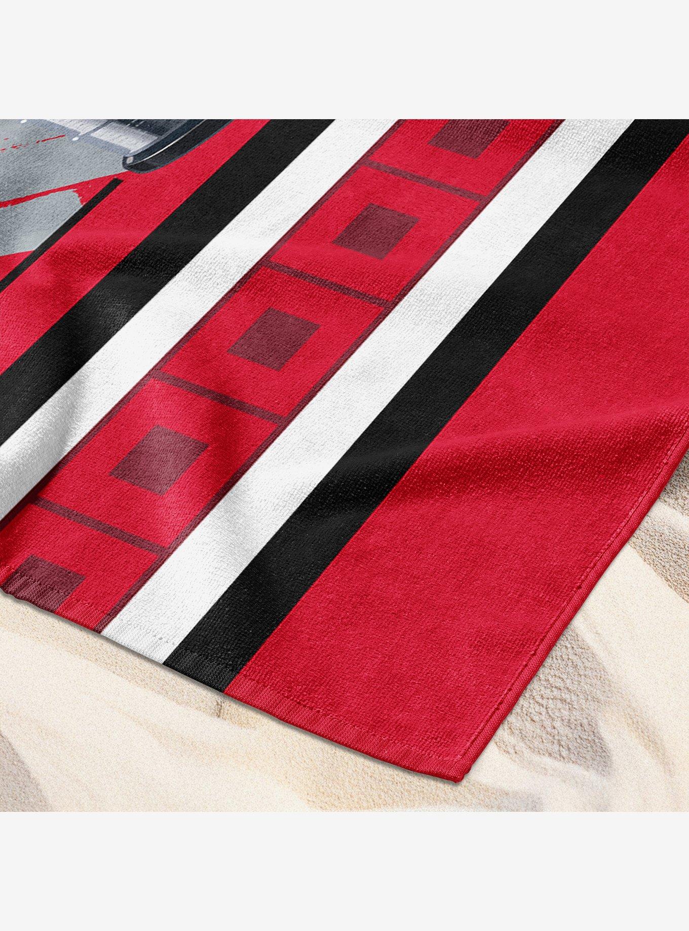NHL Carolina Hurricanes Stanley Cup Multi-Champ Trophy Case Beach Towel, , alternate - view 5