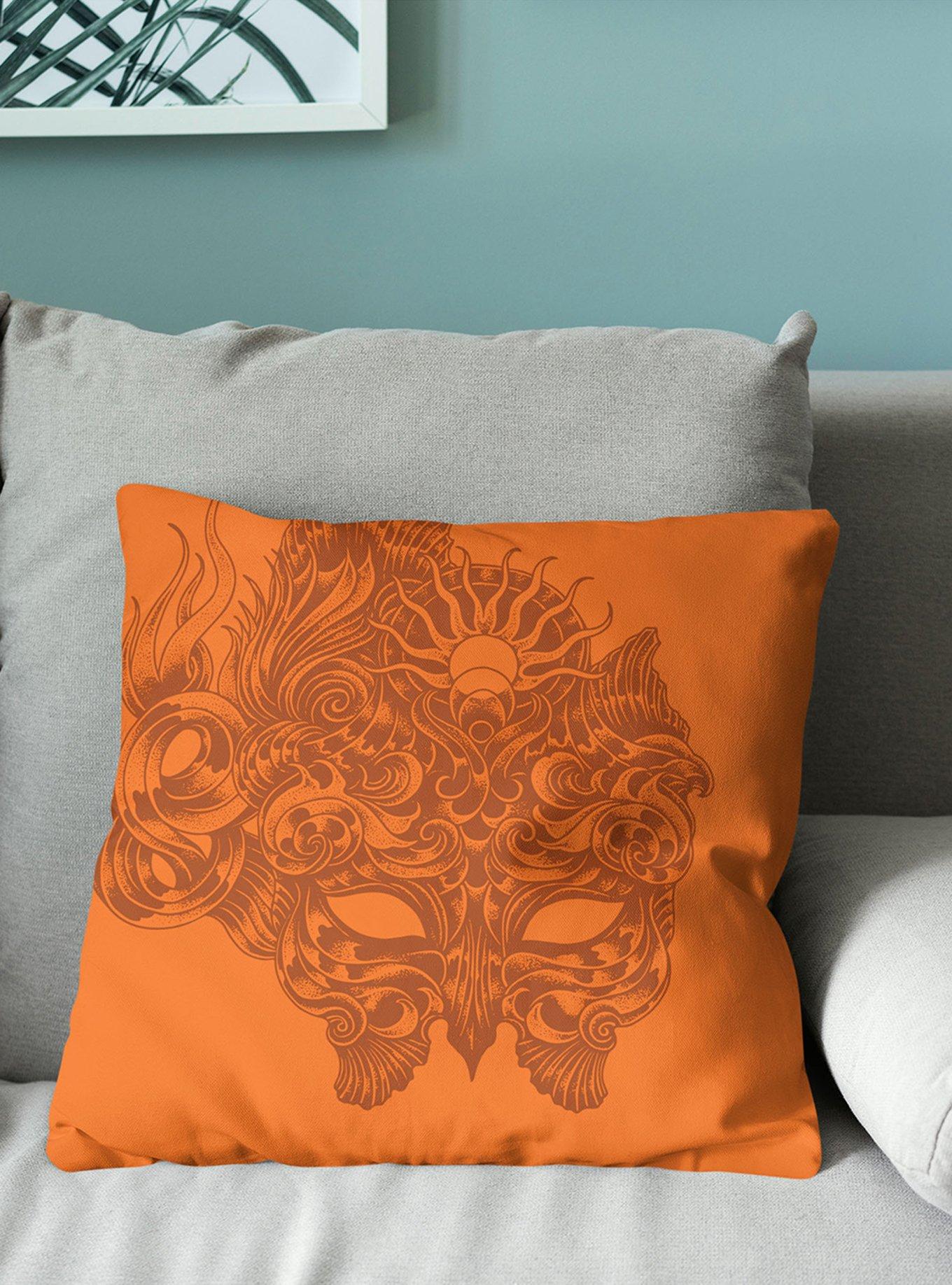 A Court of Silver Flames Logo Drop Throw Pillow, , alternate - view 2