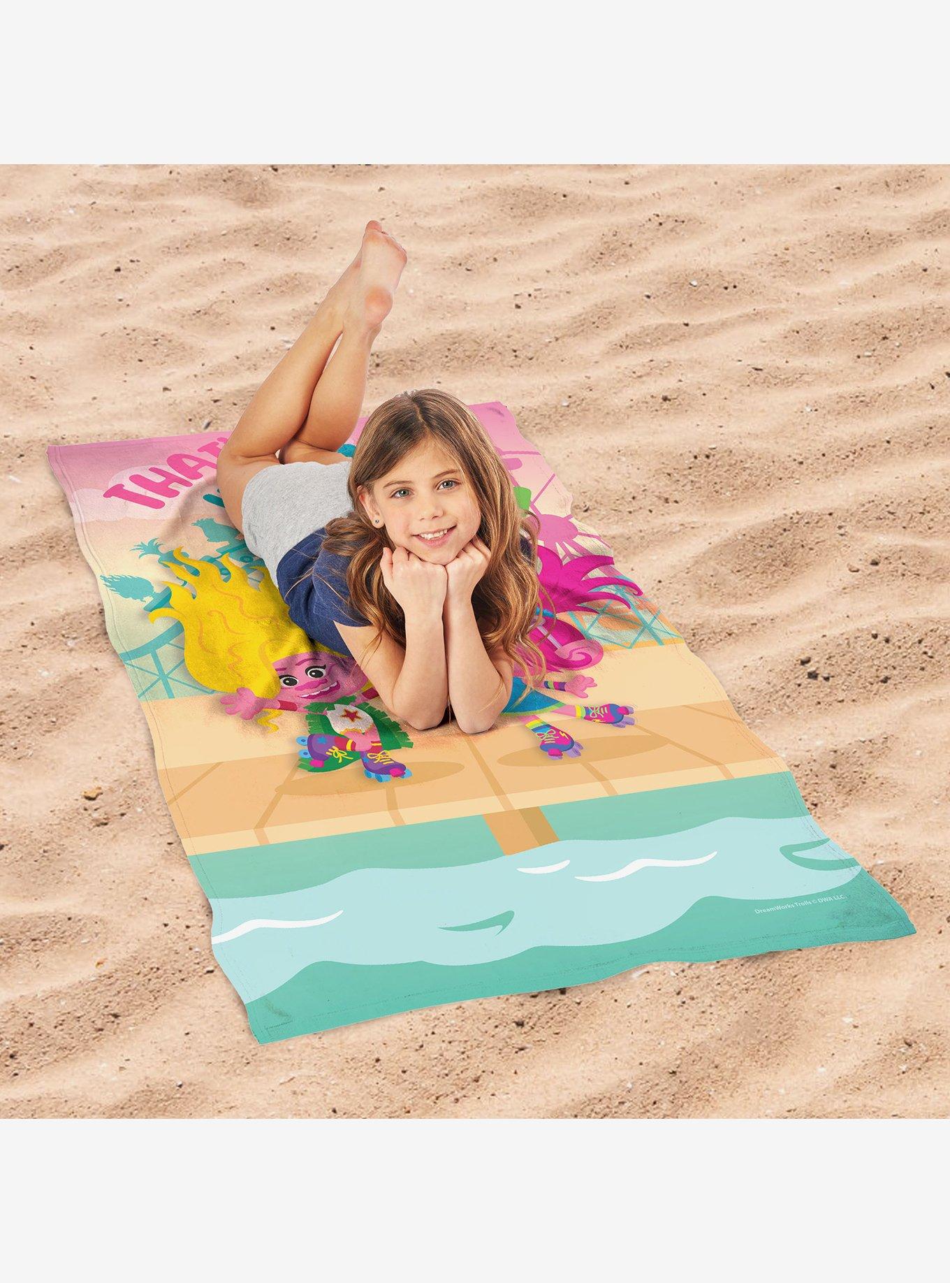 Trolls That's How We Roll! Sand Free Beach Towel