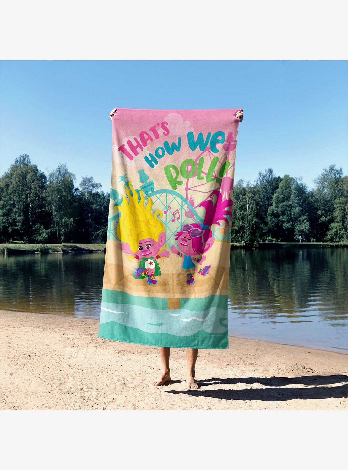Trolls That's How We Roll! Sand Free Beach Towel, , alternate - view 4