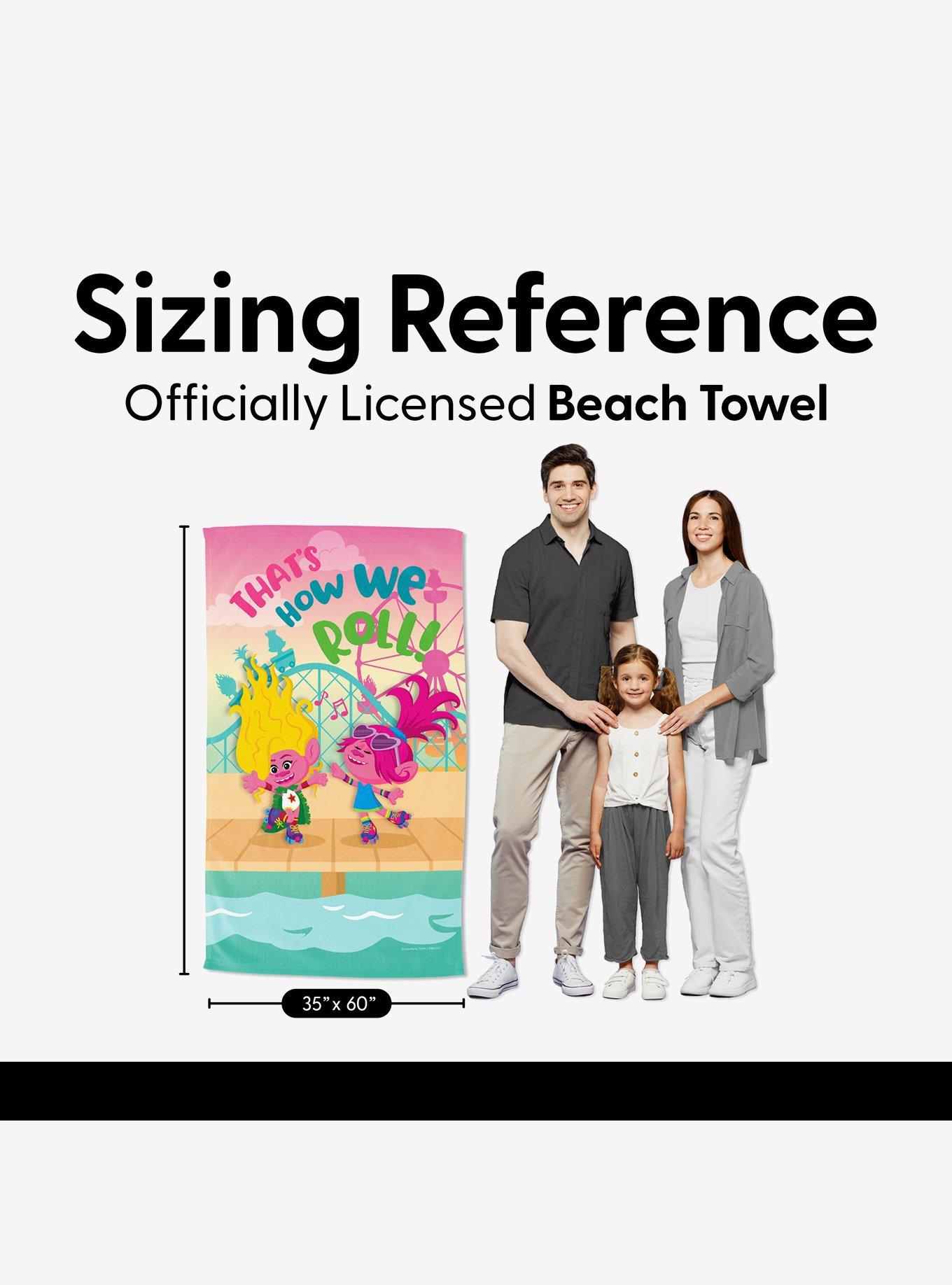 Trolls That's How We Roll! Sand Free Beach Towel, , alternate - view 5