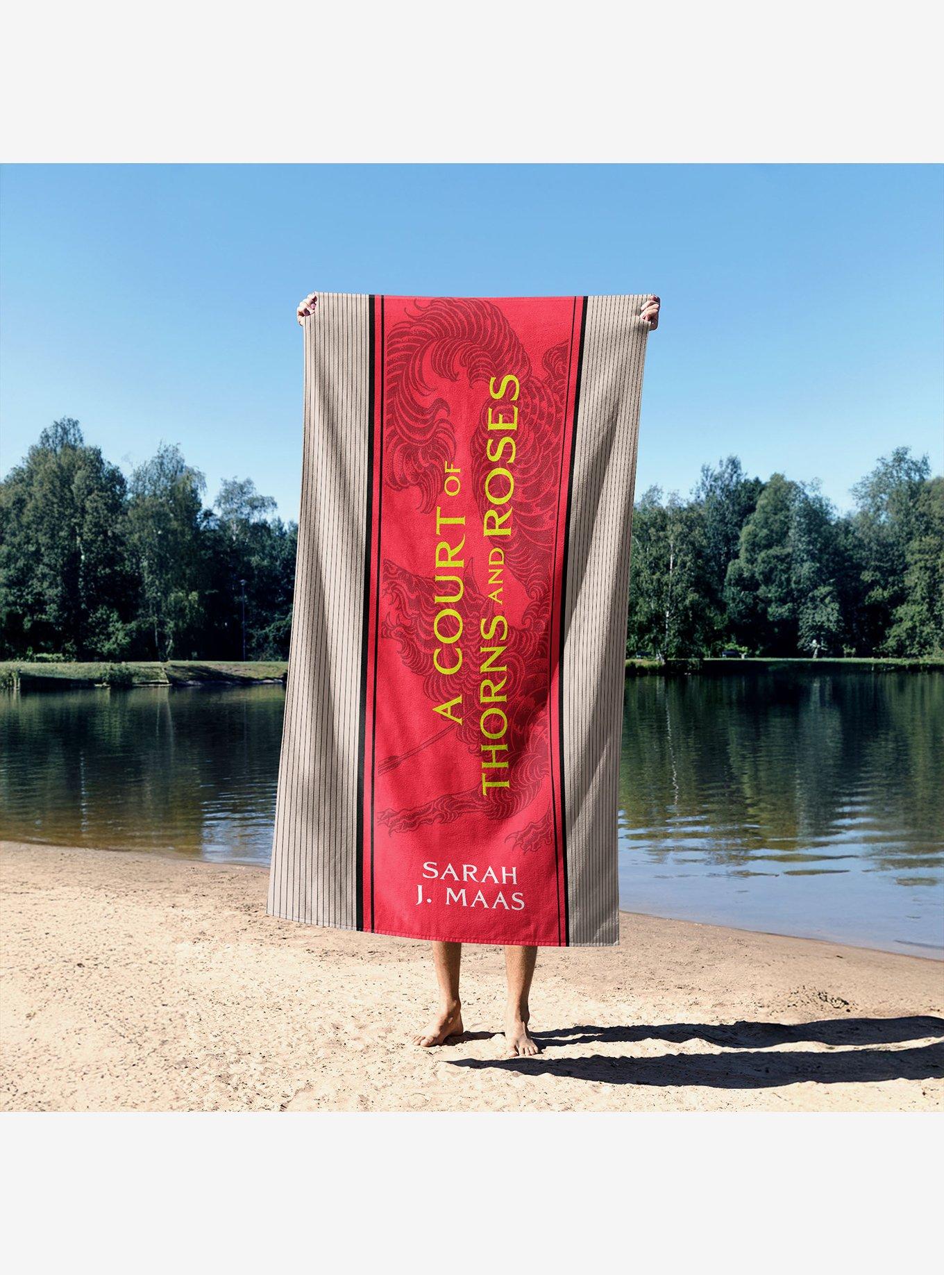 A Court of Thorns and Roses Paged and Spines Sand Free Beach Towel