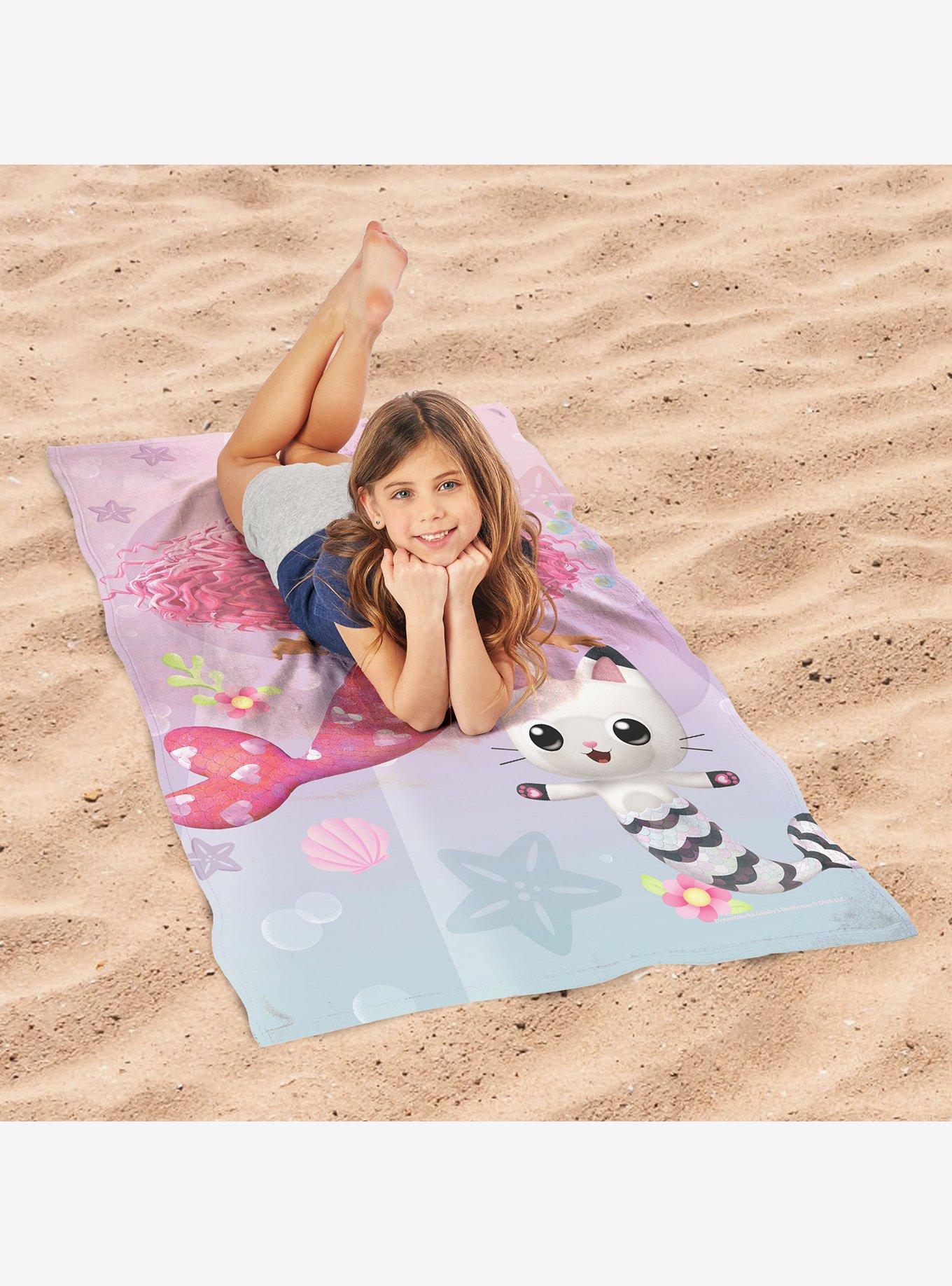 Gabby's Dollhouse Underwater Friends Sand Free Beach Towel, , alternate - view 2