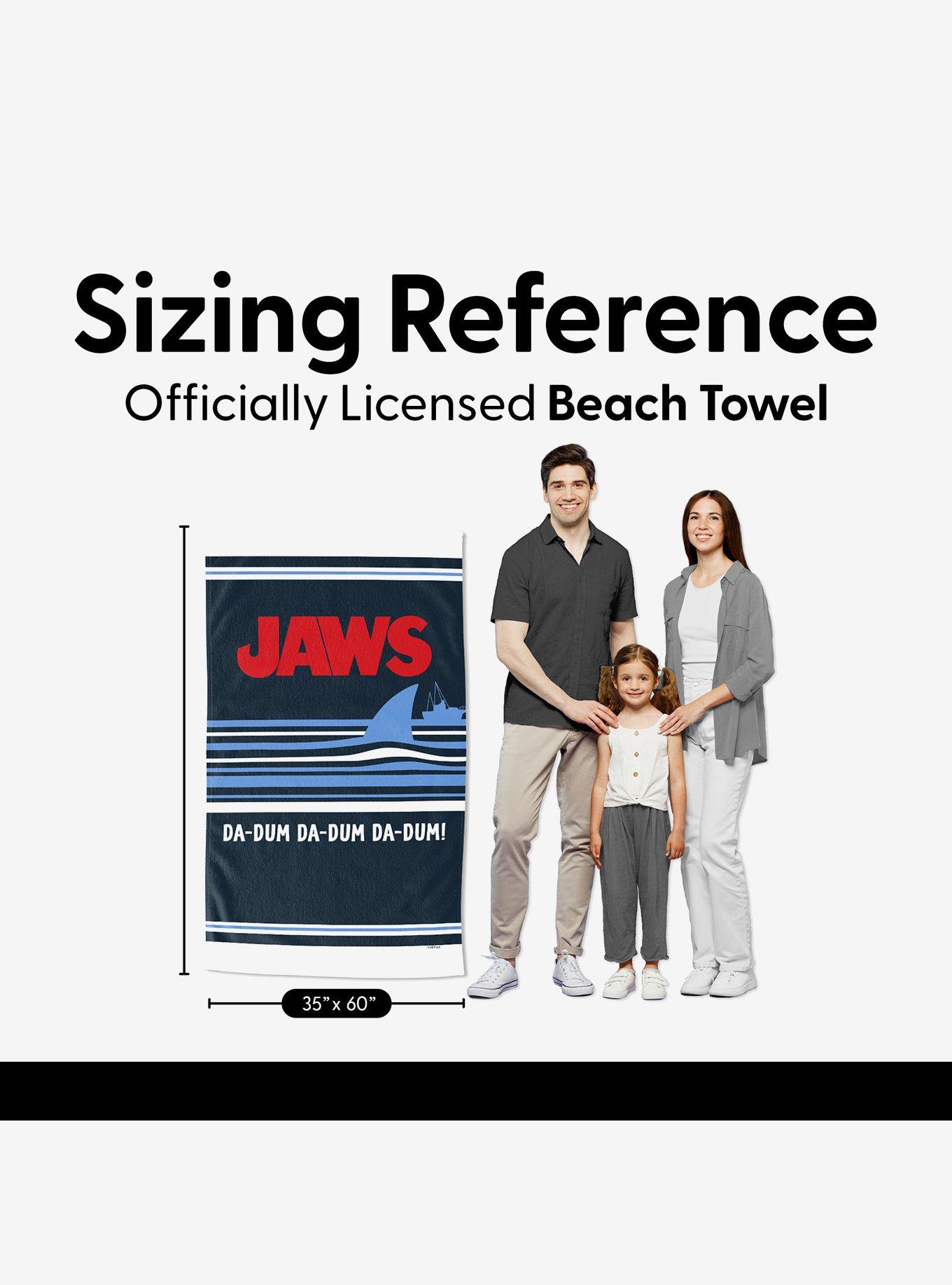 Jaws Da-Dum Sand Free Beach Towel, , alternate - view 4