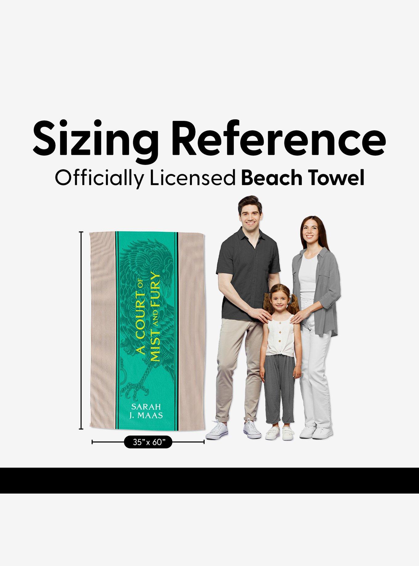 A Court of Mist and Fury Paged and Spines Sand Free Beach Towel, , alternate - view 4