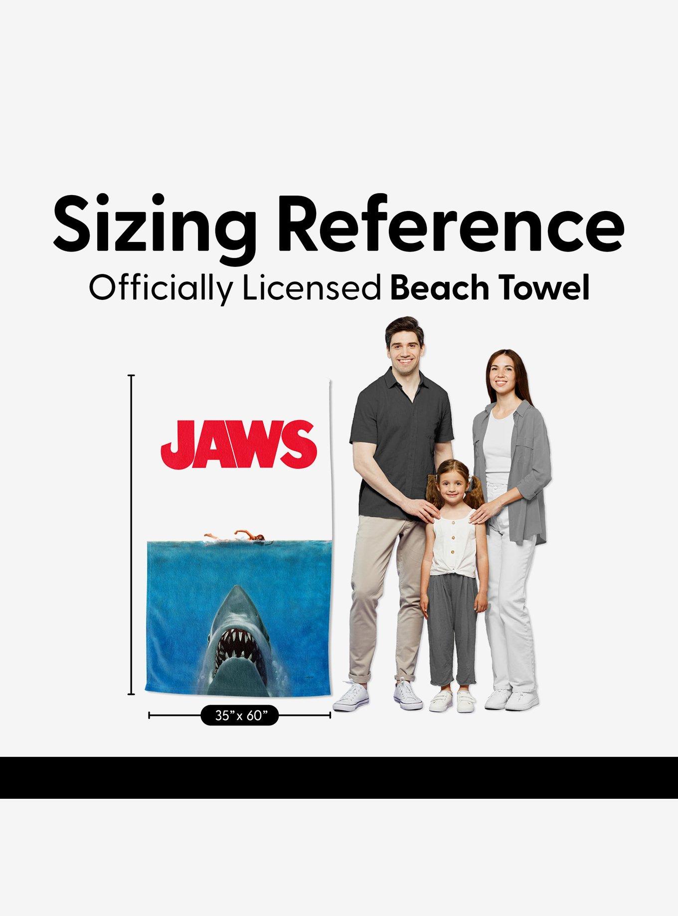 Jaws Classic Poster Sand Free Beach Towel, , alternate - view 4
