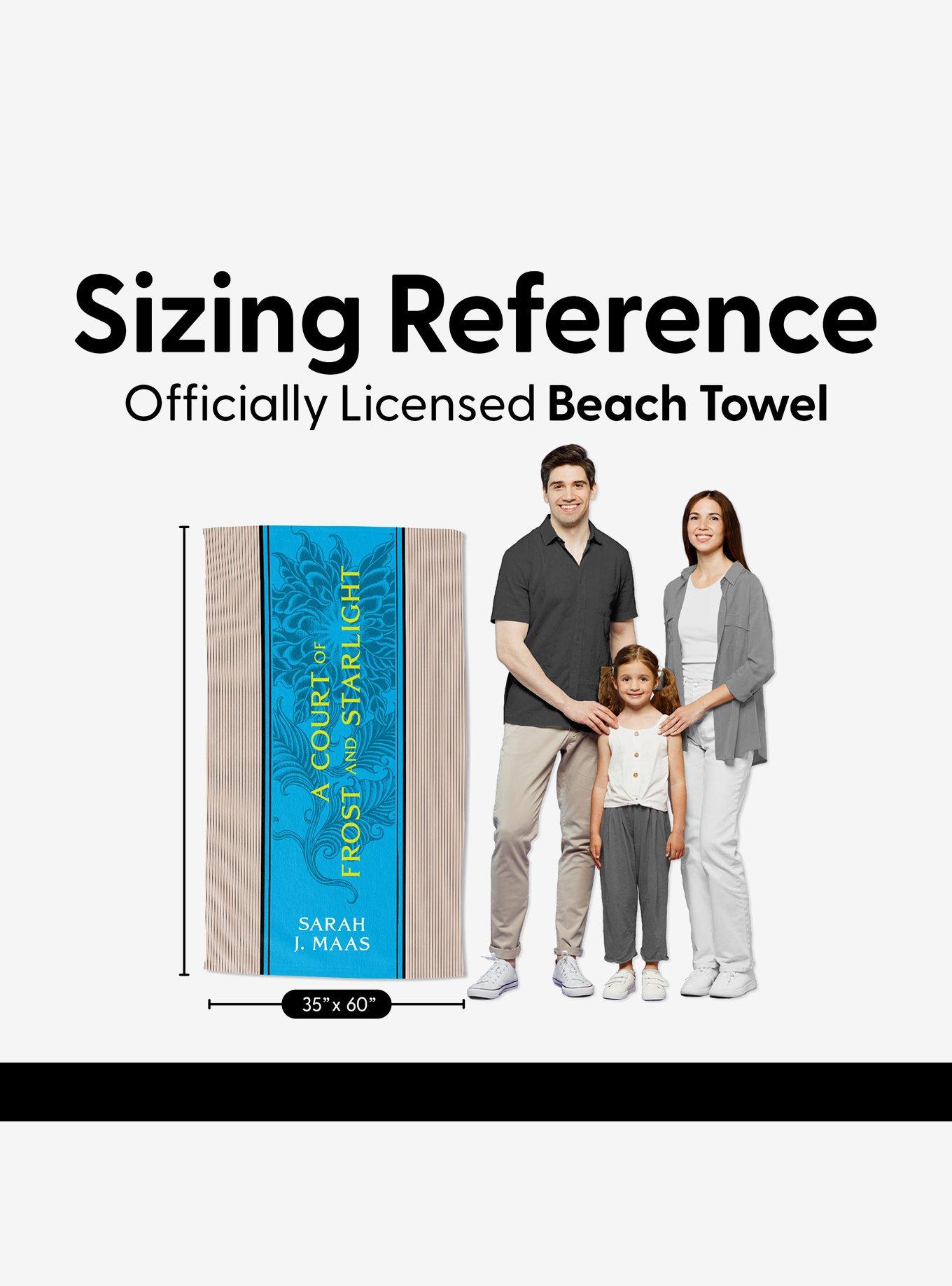 A Court of Frost and Starlight Paged and Spines Sand Free Beach Towel, , alternate - view 4