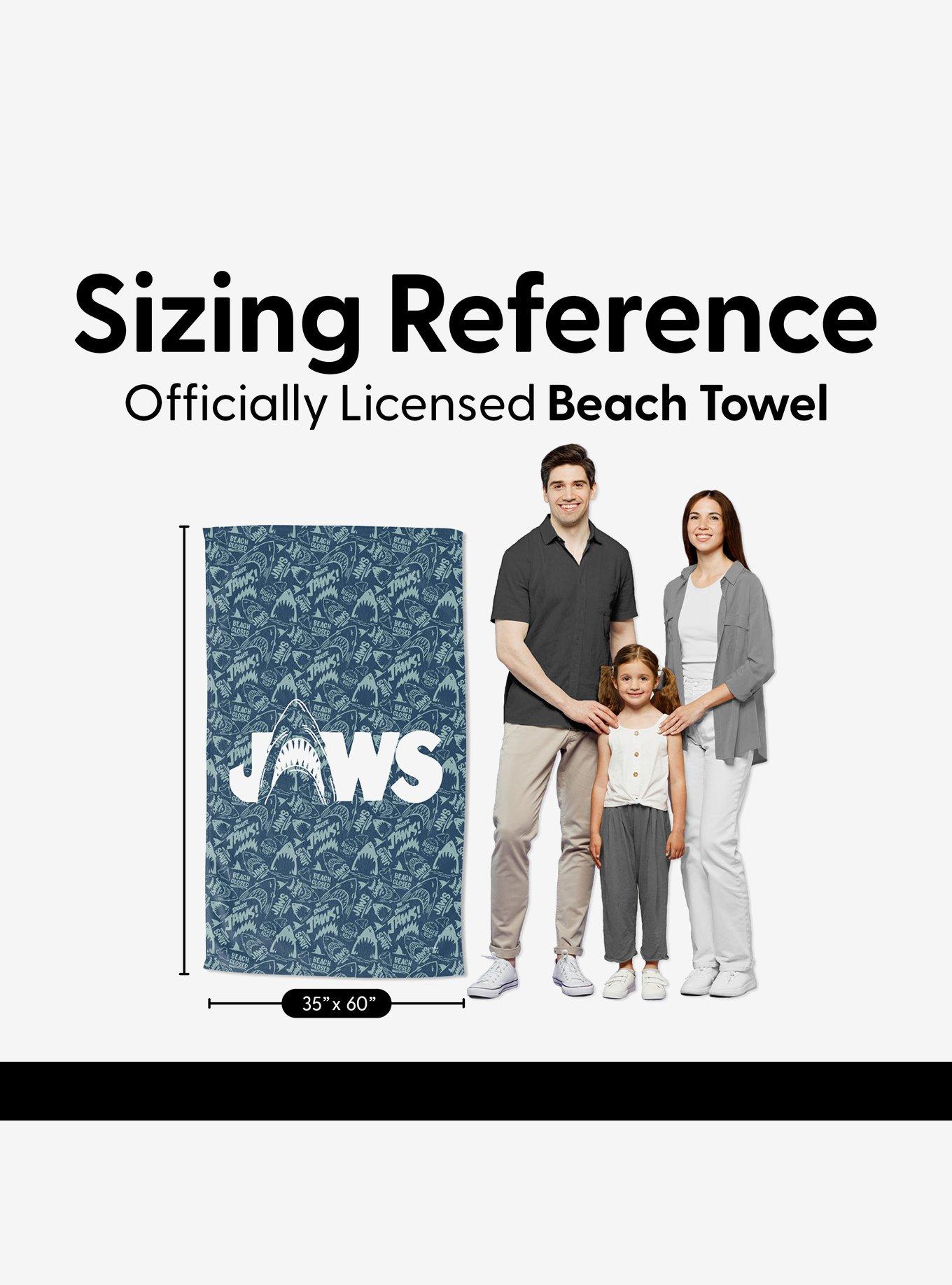 Jaws Closed Beach Sand Free Beach Towel, , alternate - view 4