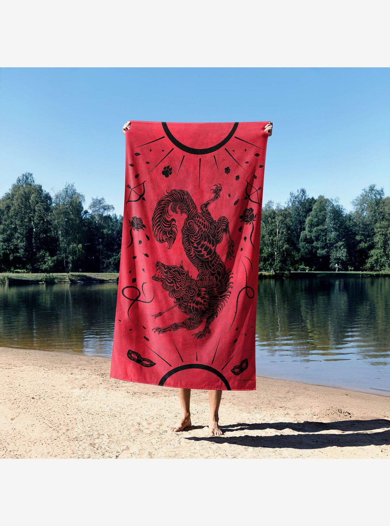 A Court of Thorns and Roses Inked Sand Free Beach Towel, , alternate - view 3