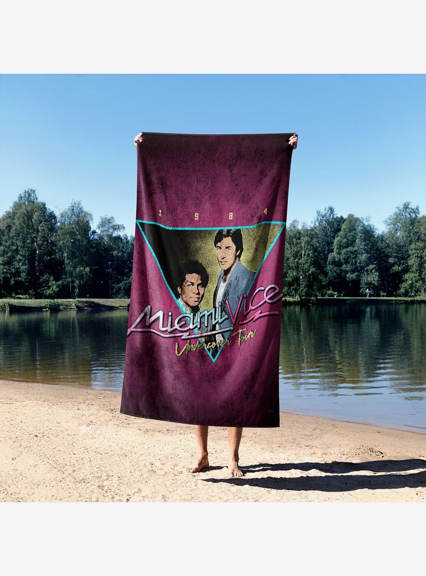 Miami Vice Undercover Tour Sand Free Beach Towel, , alternate - view 3
