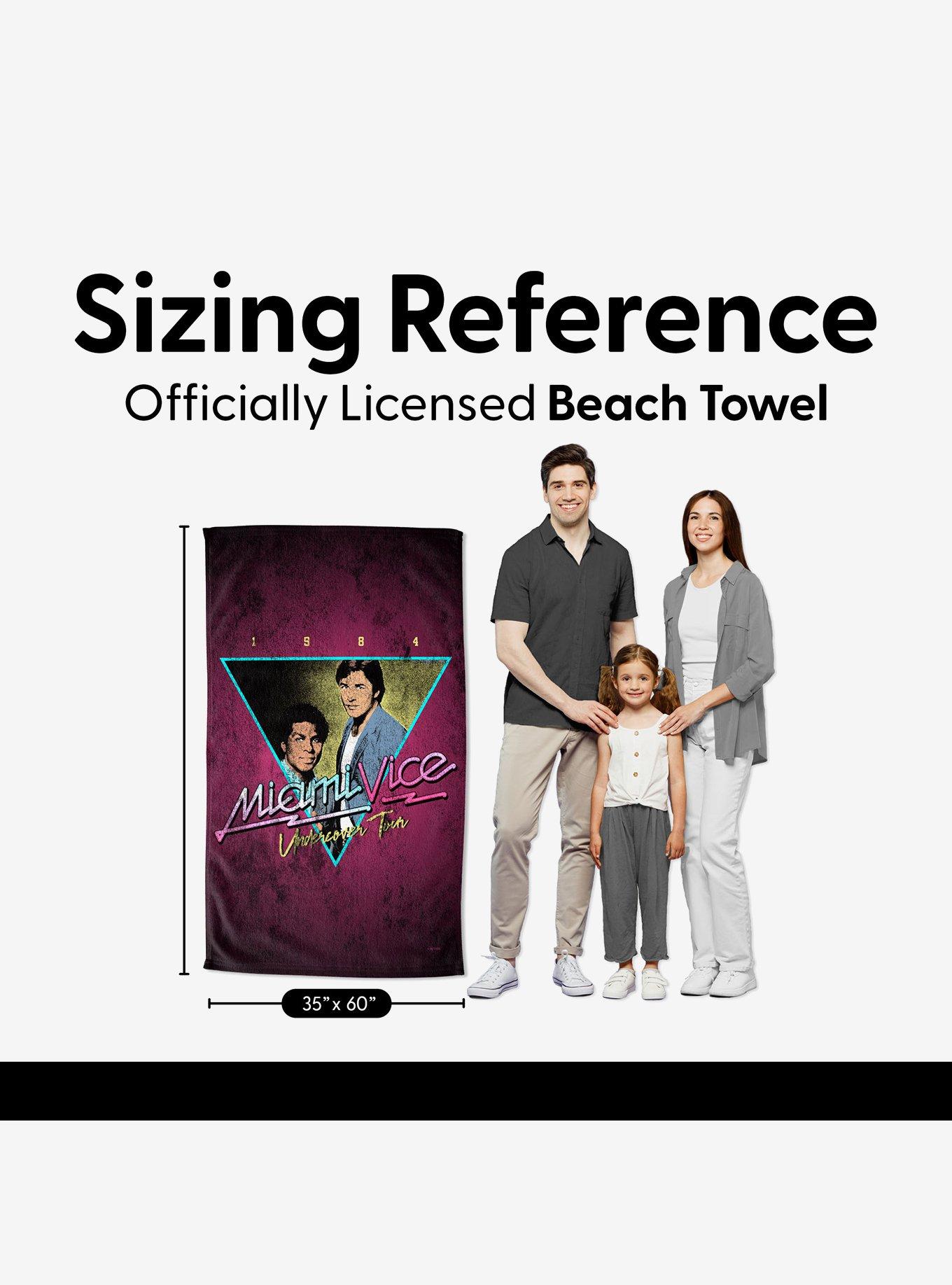 Miami Vice Undercover Tour Sand Free Beach Towel, , alternate - view 4