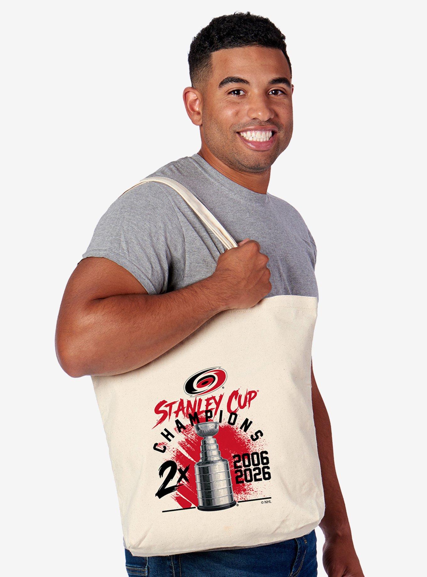 NHL Carolina Hurricanes Stanley Cup Multi-Champ Trophy Case Tote Bag, , alternate - view 3